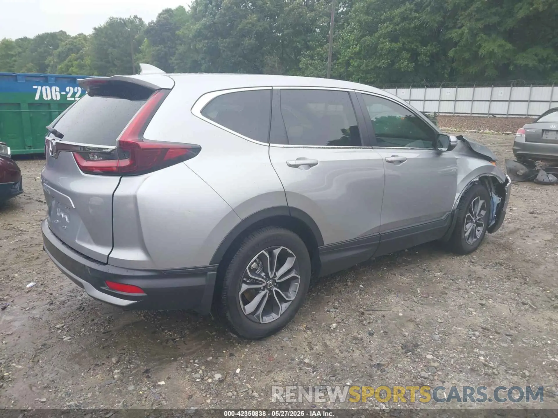 4 fotografías del automóvil dañado 5J6RW1H52NA007300 HONDA CR-V 2022
