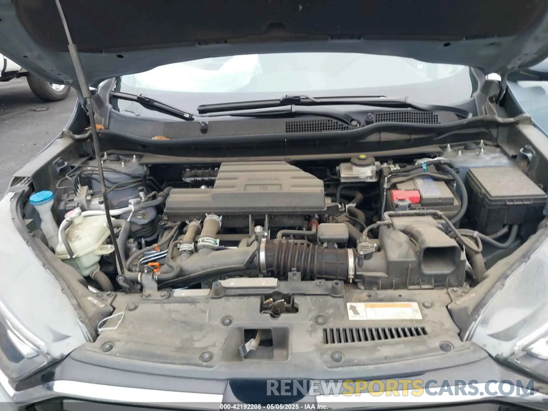 10 fotografías del automóvil dañado 5J6RW1H58NA023565 HONDA CR-V 2022