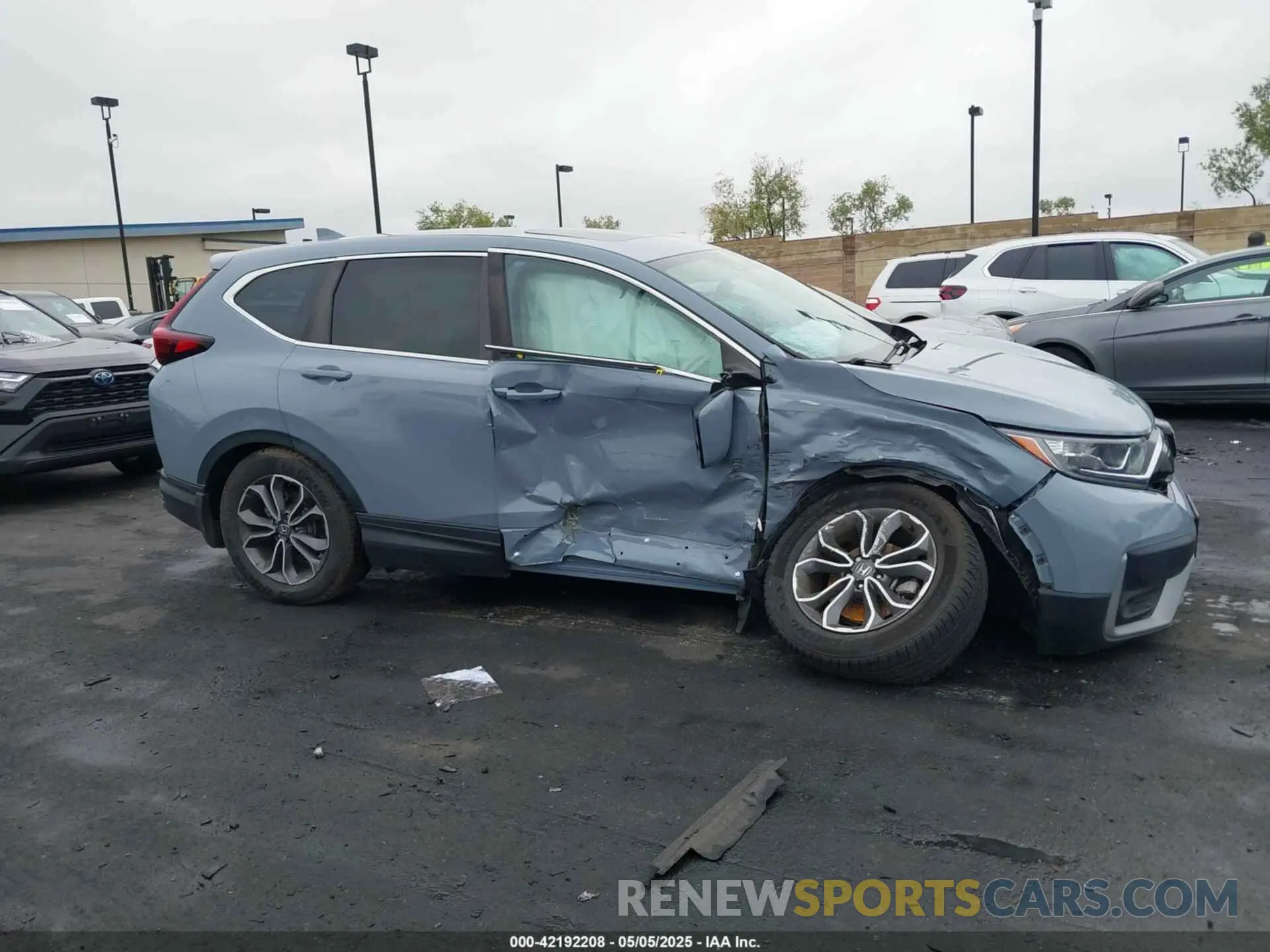 13 fotografías del automóvil dañado 5J6RW1H58NA023565 HONDA CR-V 2022