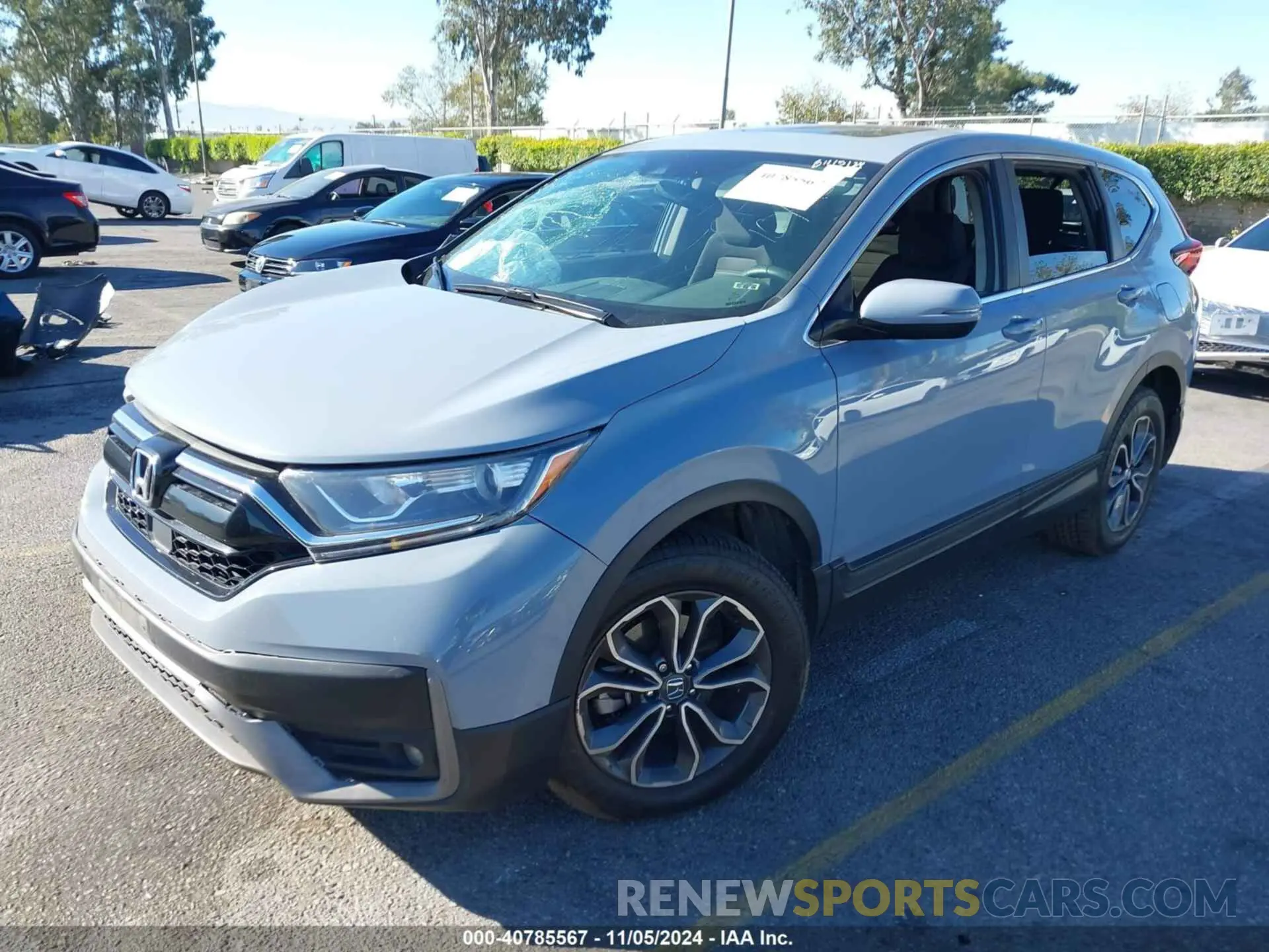2 fotografías del automóvil dañado 5J6RW1H5XNA003897 HONDA CR-V 2022