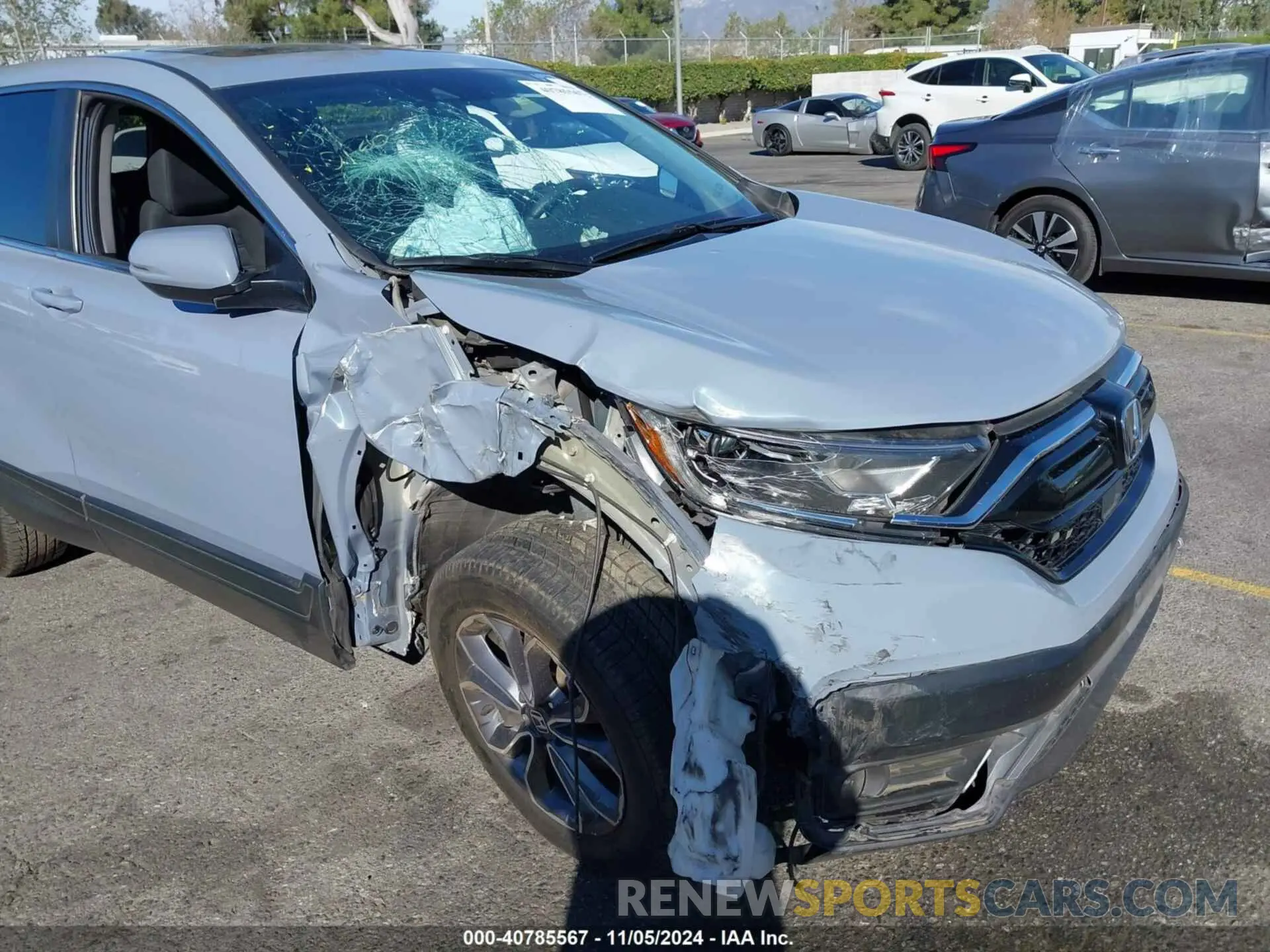 6 fotografías del automóvil dañado 5J6RW1H5XNA003897 HONDA CR-V 2022