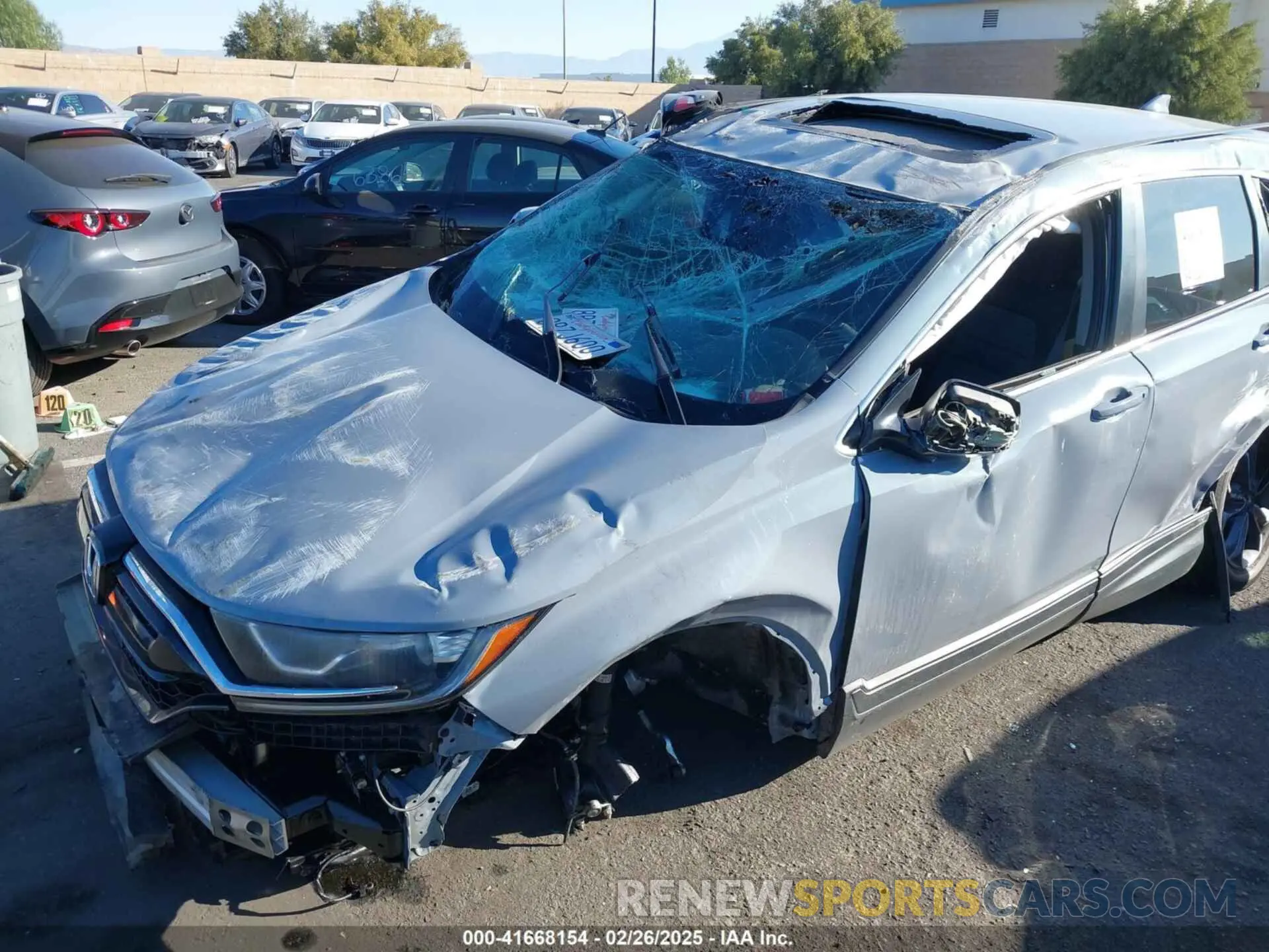 6 fotografías del automóvil dañado 5J6RW1H5XNA005441 HONDA CR-V 2022