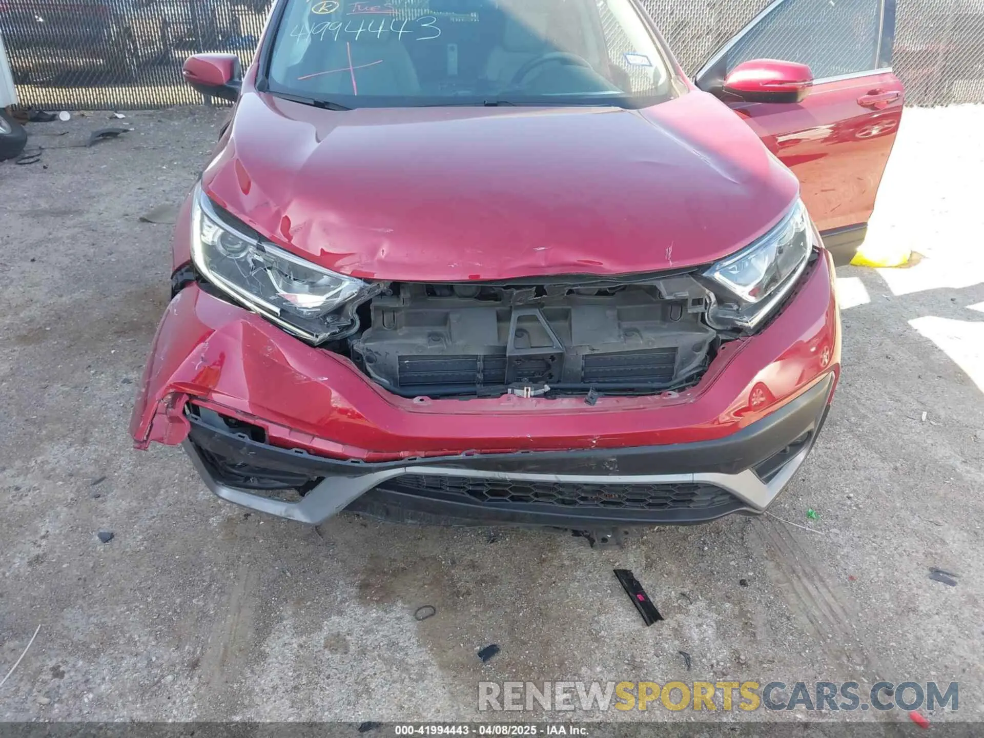 6 fotografías del automóvil dañado 5J6RW1H80NA007810 HONDA CR-V 2022