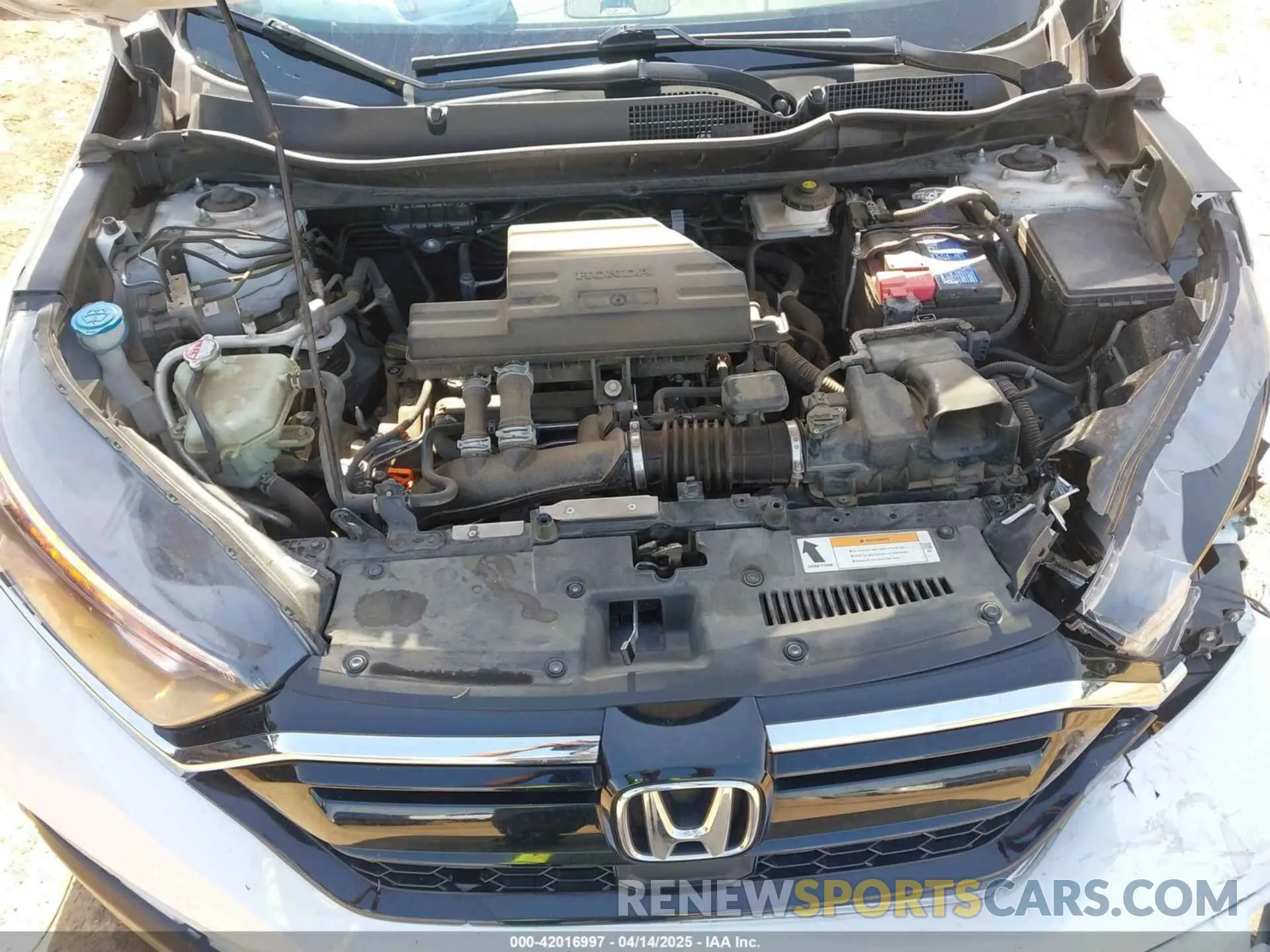 10 fotografías del automóvil dañado 5J6RW1H82NA004522 HONDA CR-V 2022