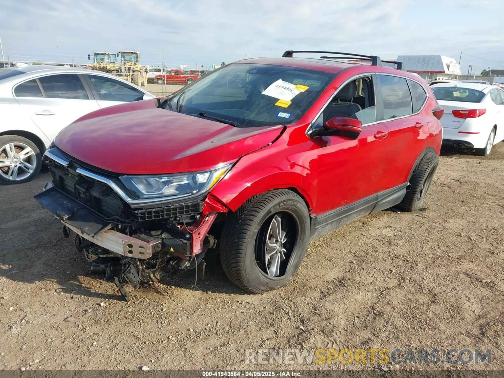 2 fotografías del automóvil dañado 5J6RW1H84NA022861 HONDA CR-V 2022