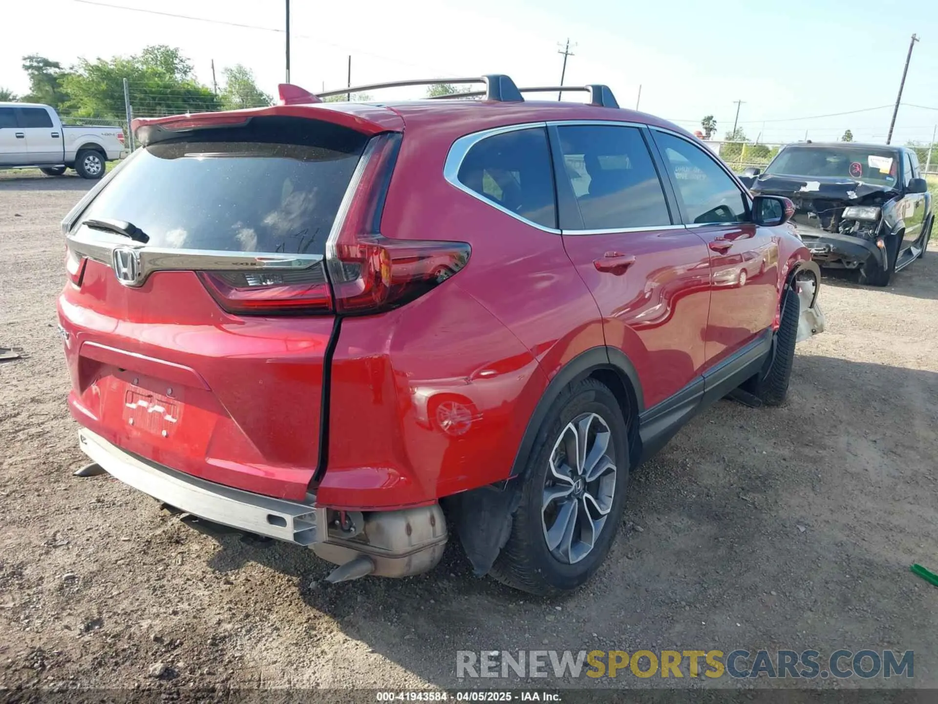 4 fotografías del automóvil dañado 5J6RW1H84NA022861 HONDA CR-V 2022