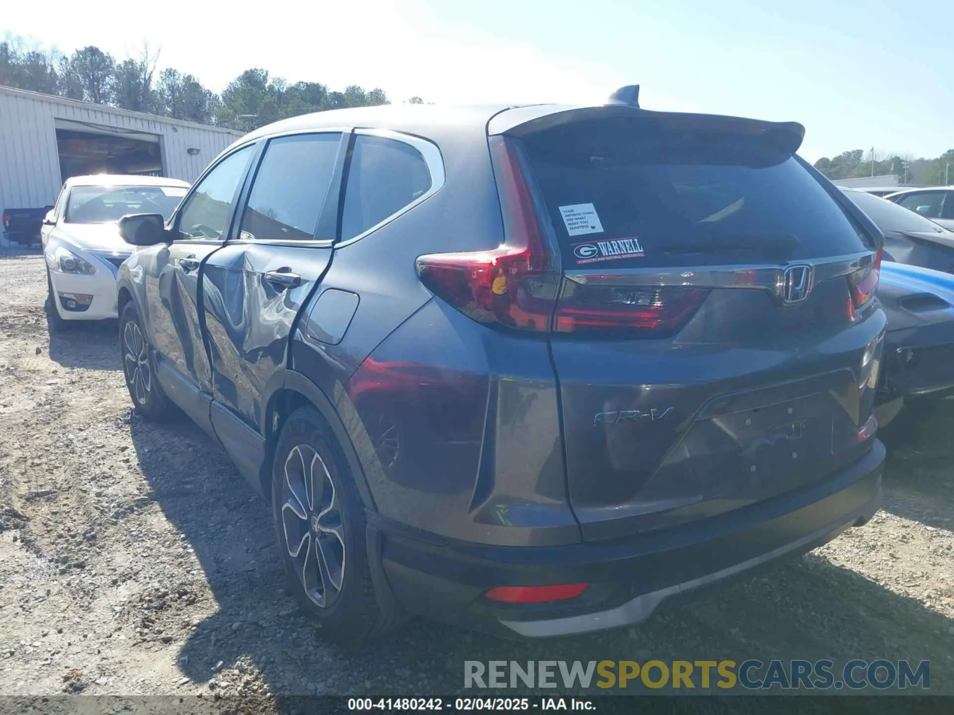 3 fotografías del automóvil dañado 5J6RW1H88NA016822 HONDA CR-V 2022