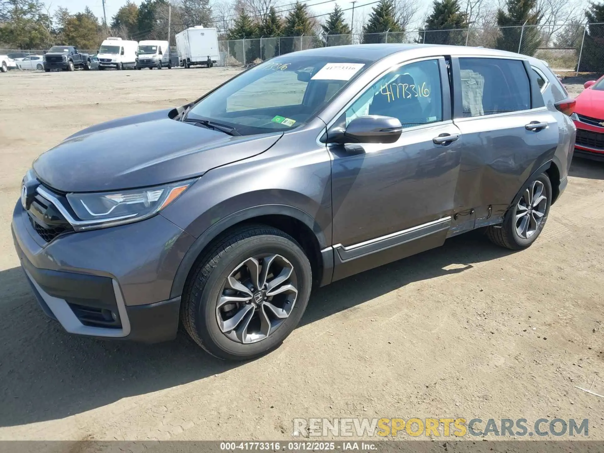 2 fotografías del automóvil dañado 5J6RW2H52NA007948 HONDA CR-V 2022