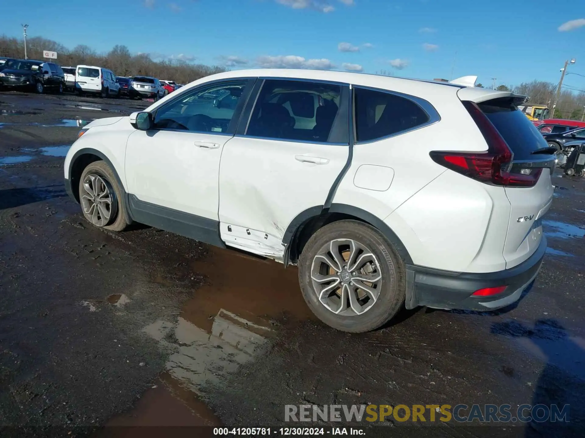 3 fotografías del automóvil dañado 5J6RW2H52NL002009 HONDA CR-V 2022