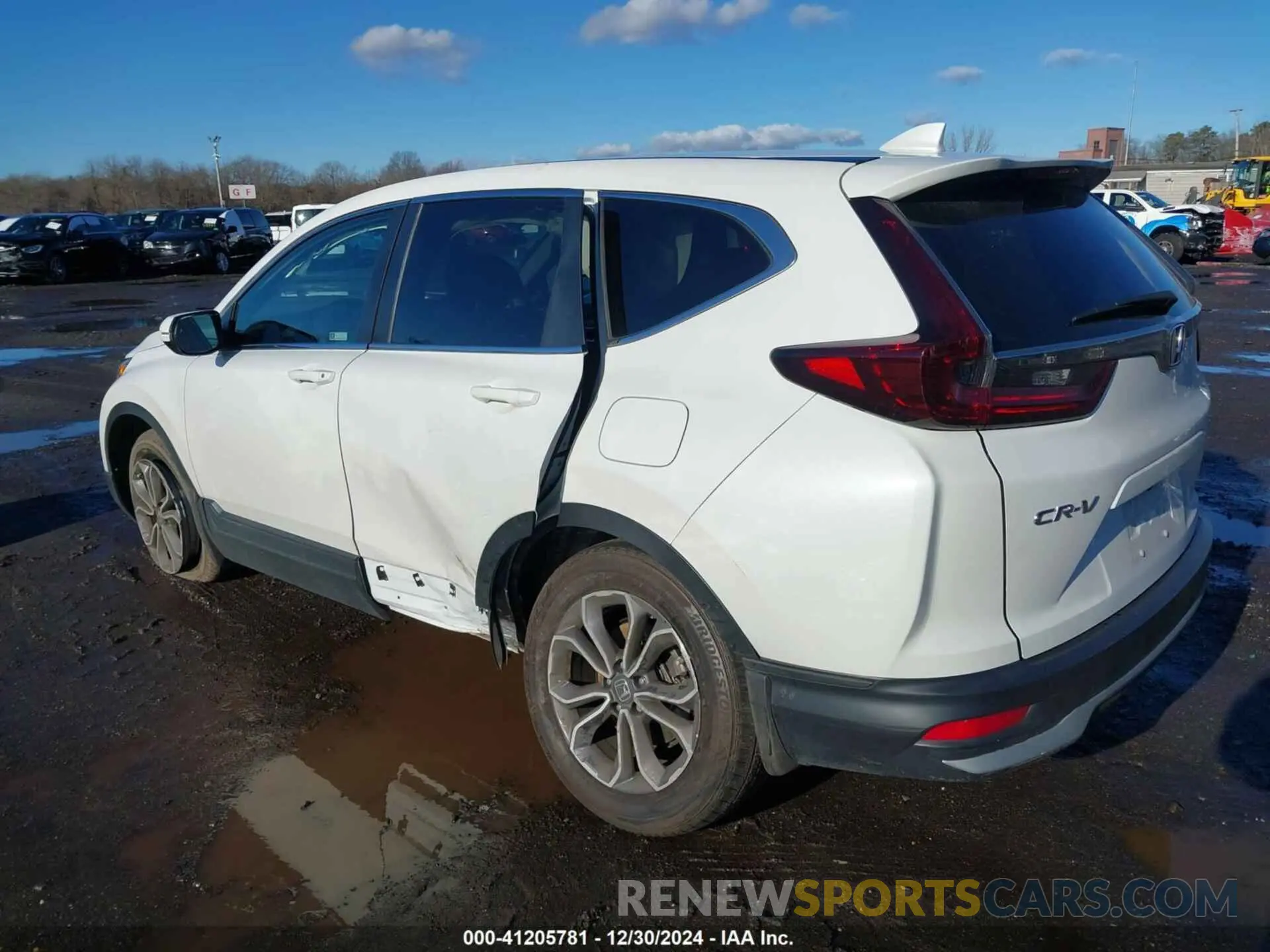 6 fotografías del automóvil dañado 5J6RW2H52NL002009 HONDA CR-V 2022
