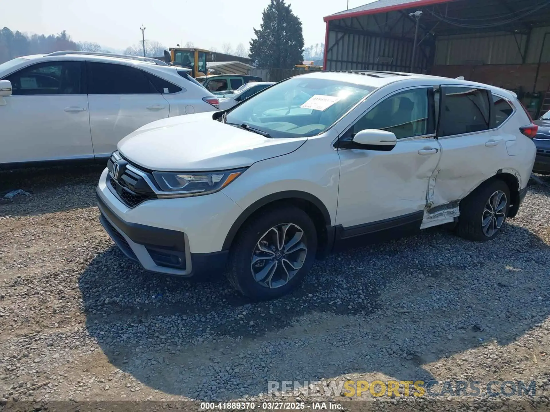 2 fotografías del automóvil dañado 5J6RW2H82NA008317 HONDA CR-V 2022