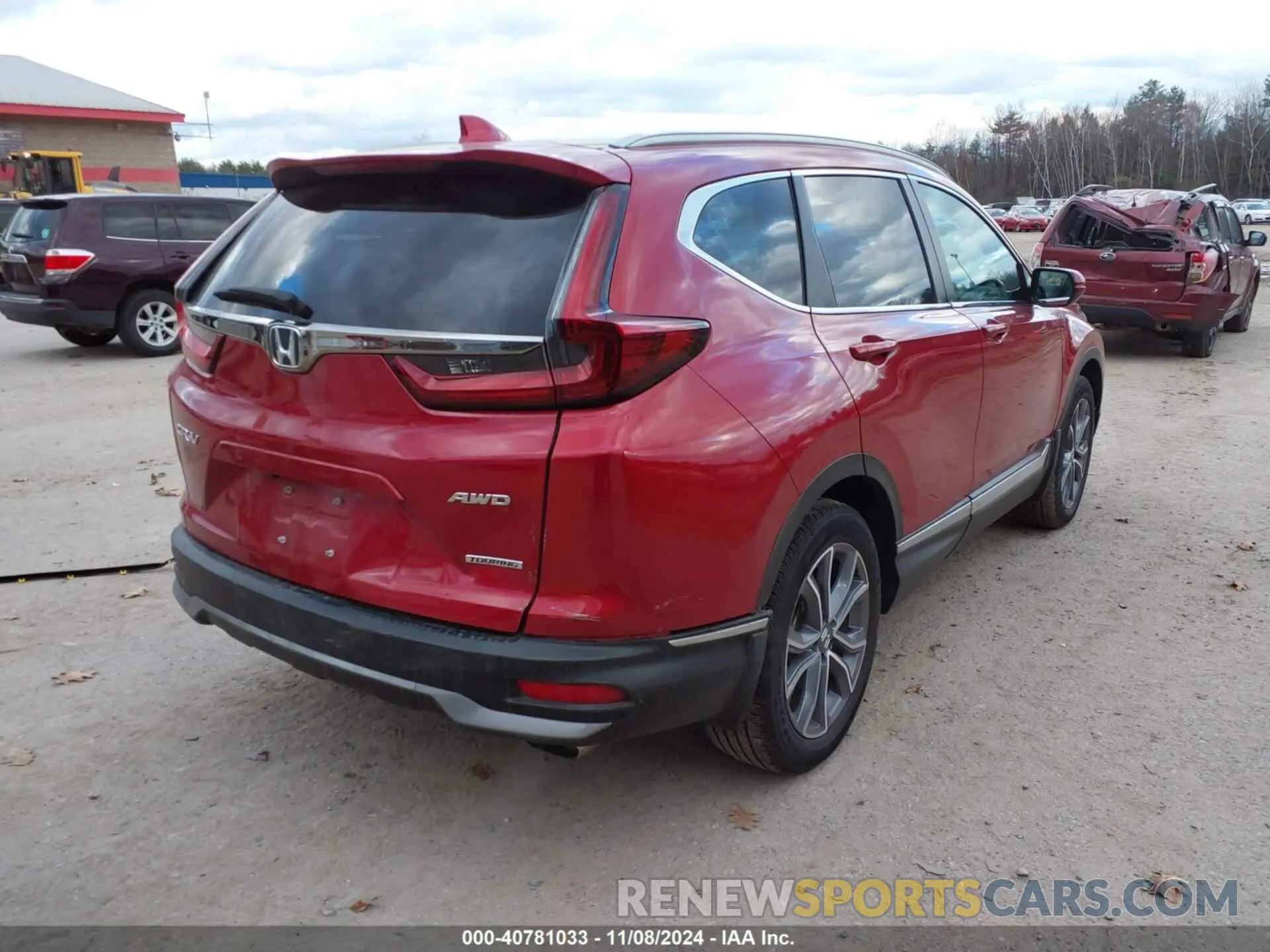 4 fotografías del automóvil dañado 5J6RW2H99NL005329 HONDA CR-V 2022