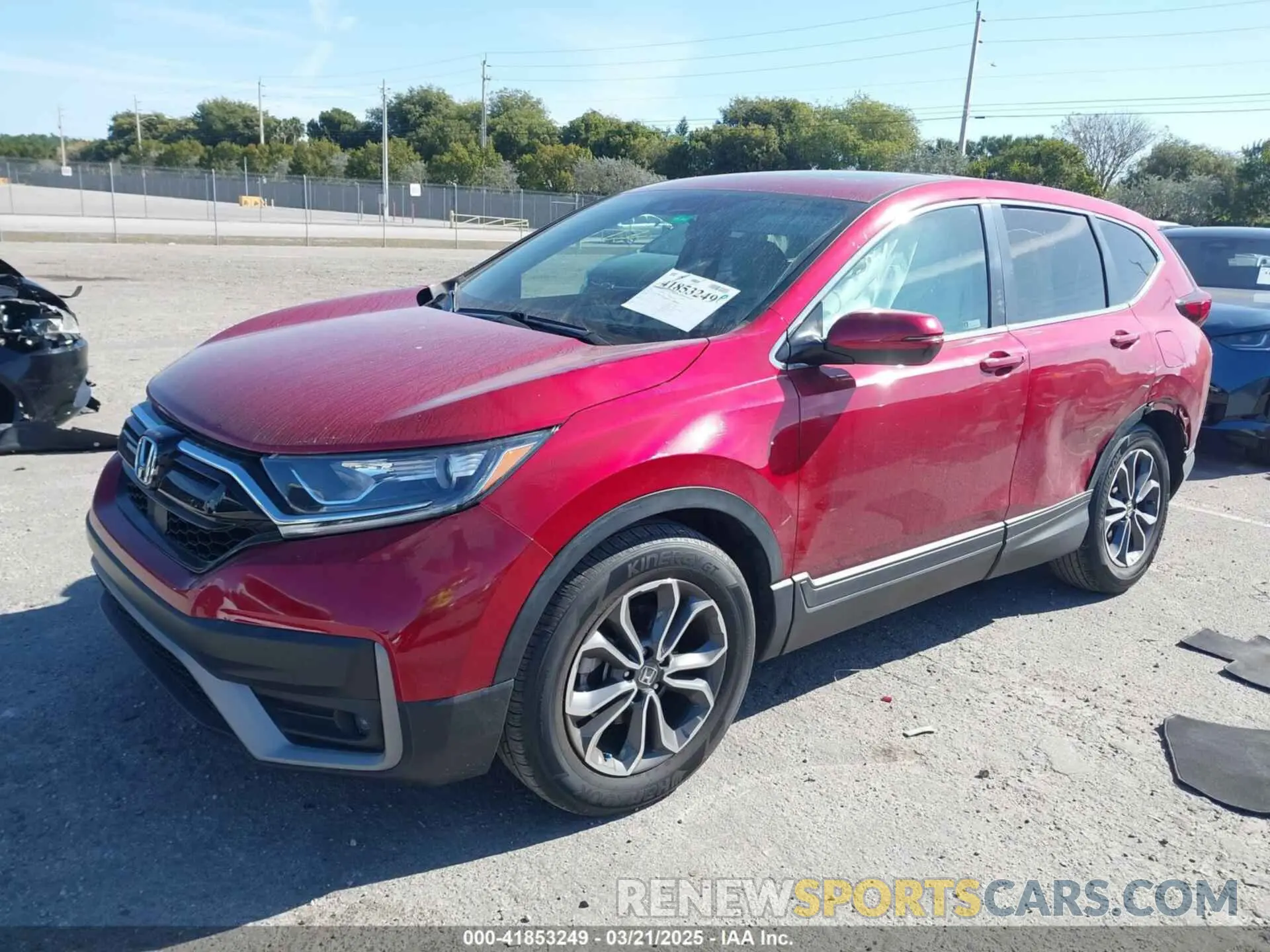 2 fotografías del automóvil dañado 7FARW1H53NE024446 HONDA CR-V 2022