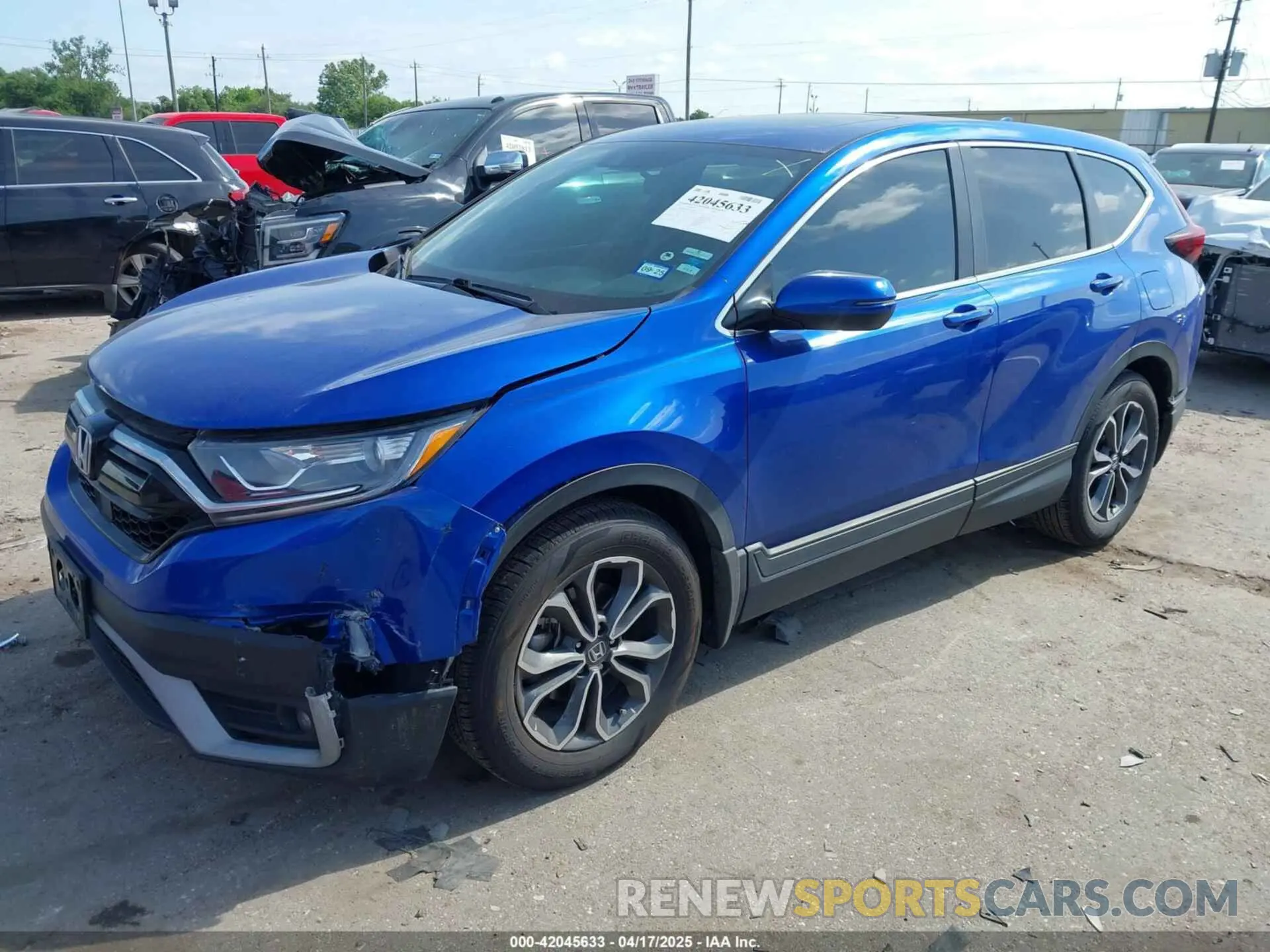 2 fotografías del automóvil dañado 7FARW1H55NE018082 HONDA CR-V 2022