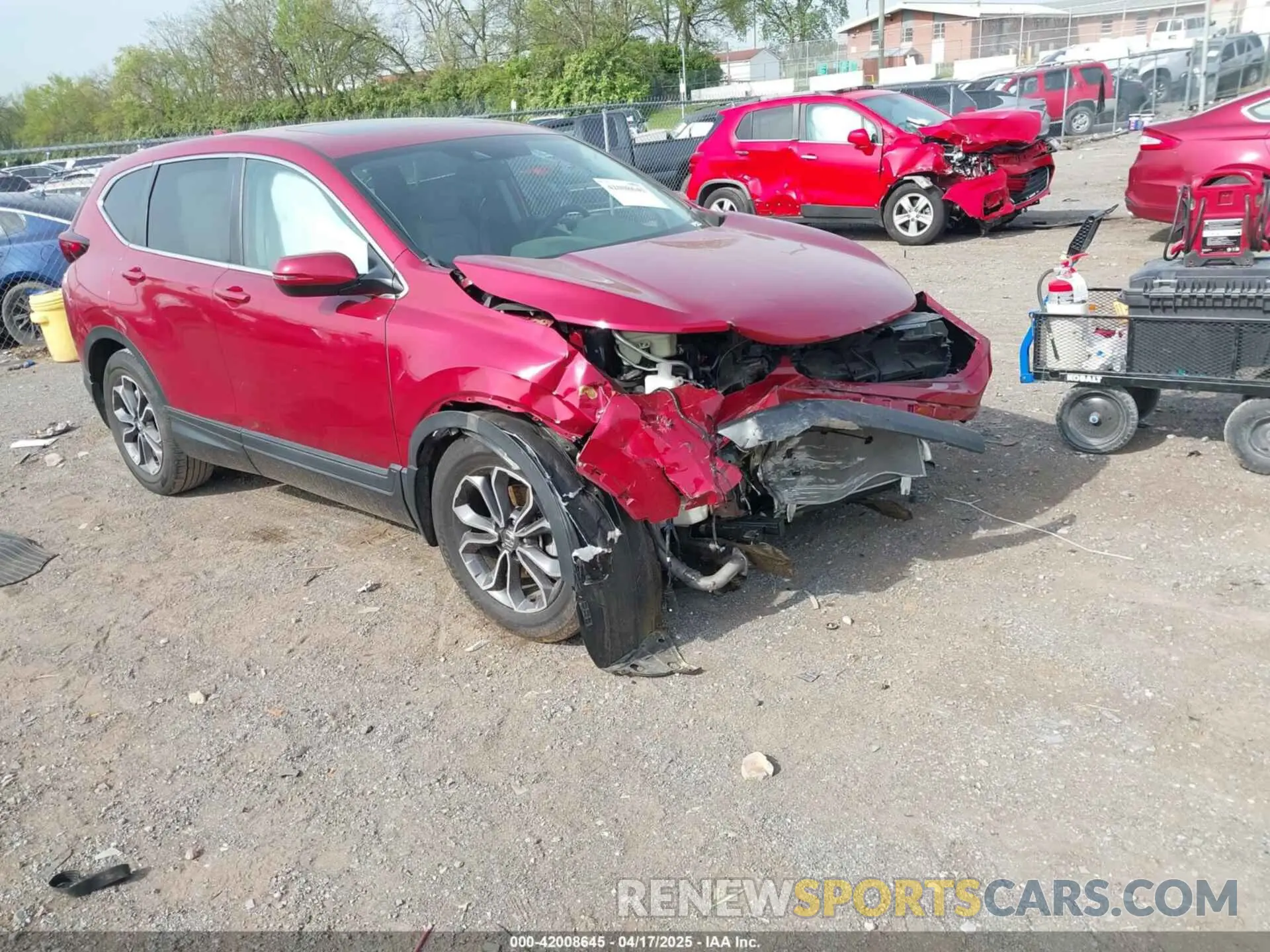1 fotografías del automóvil dañado 7FARW1H58NE002751 HONDA CR-V 2022
