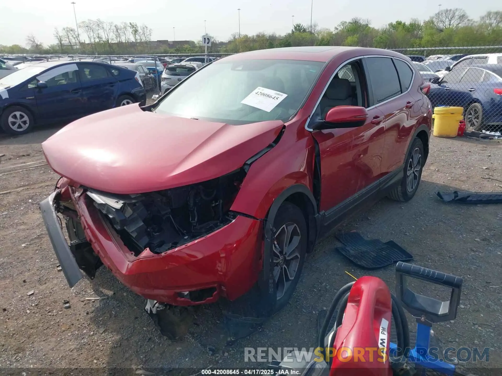 2 fotografías del automóvil dañado 7FARW1H58NE002751 HONDA CR-V 2022