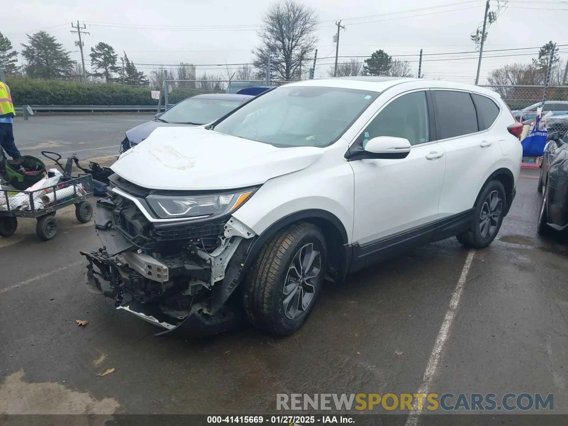 2 fotografías del automóvil dañado 7FARW1H84NE001719 HONDA CR-V 2022