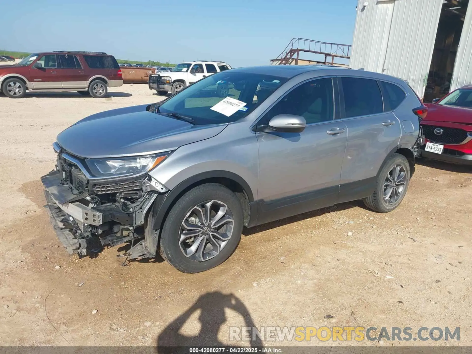 2 fotografías del automóvil dañado 7FARW1H86NE022457 HONDA CR-V 2022