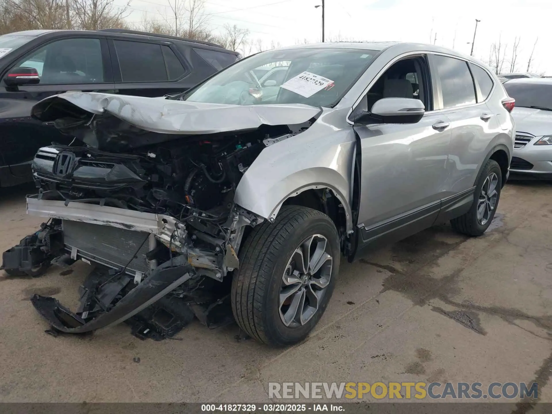 2 fotografías del automóvil dañado 7FARW2H52NE037887 HONDA CR-V 2022