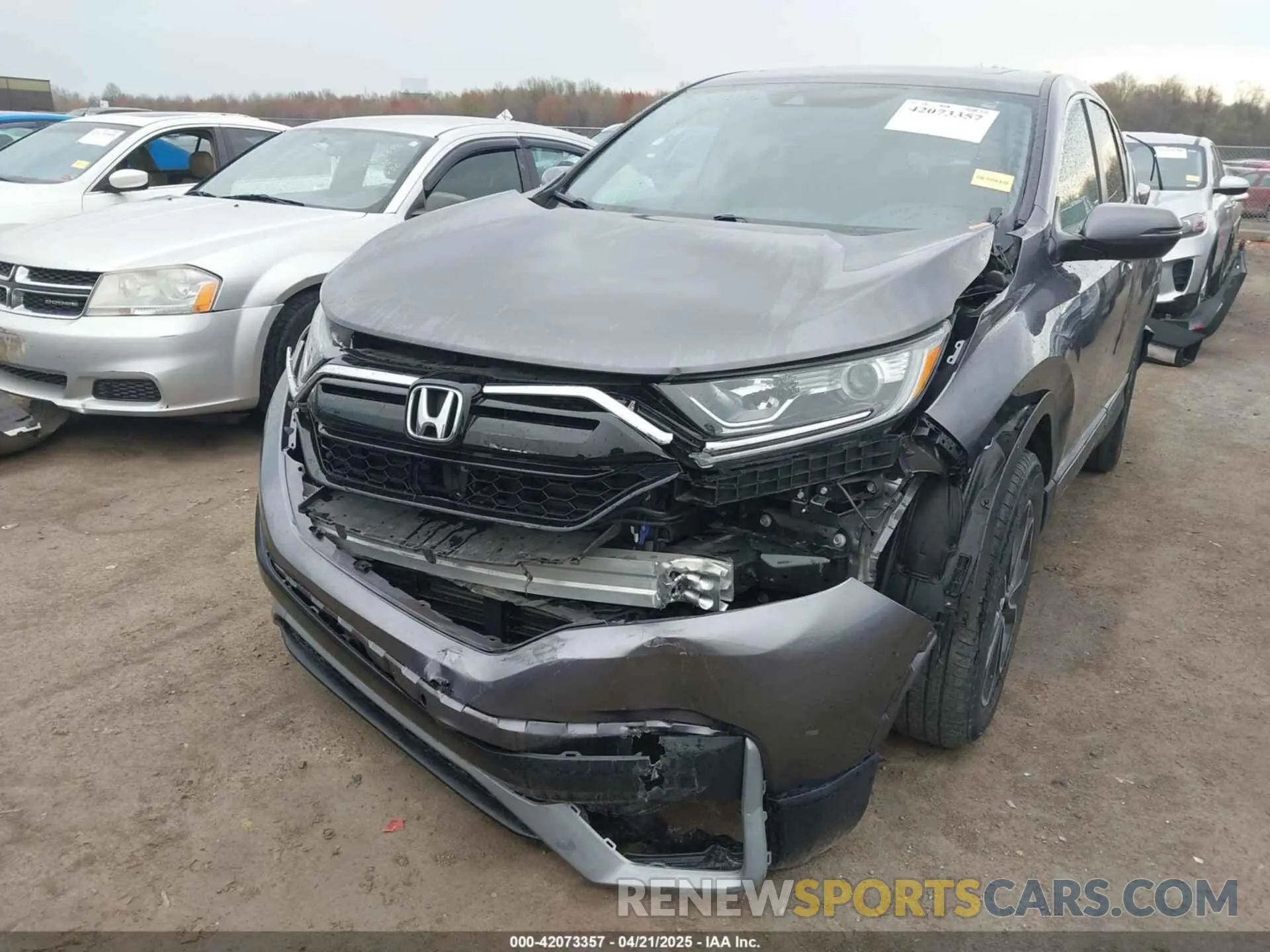 6 fotografías del automóvil dañado 7FARW2H85NE028935 HONDA CR-V 2022