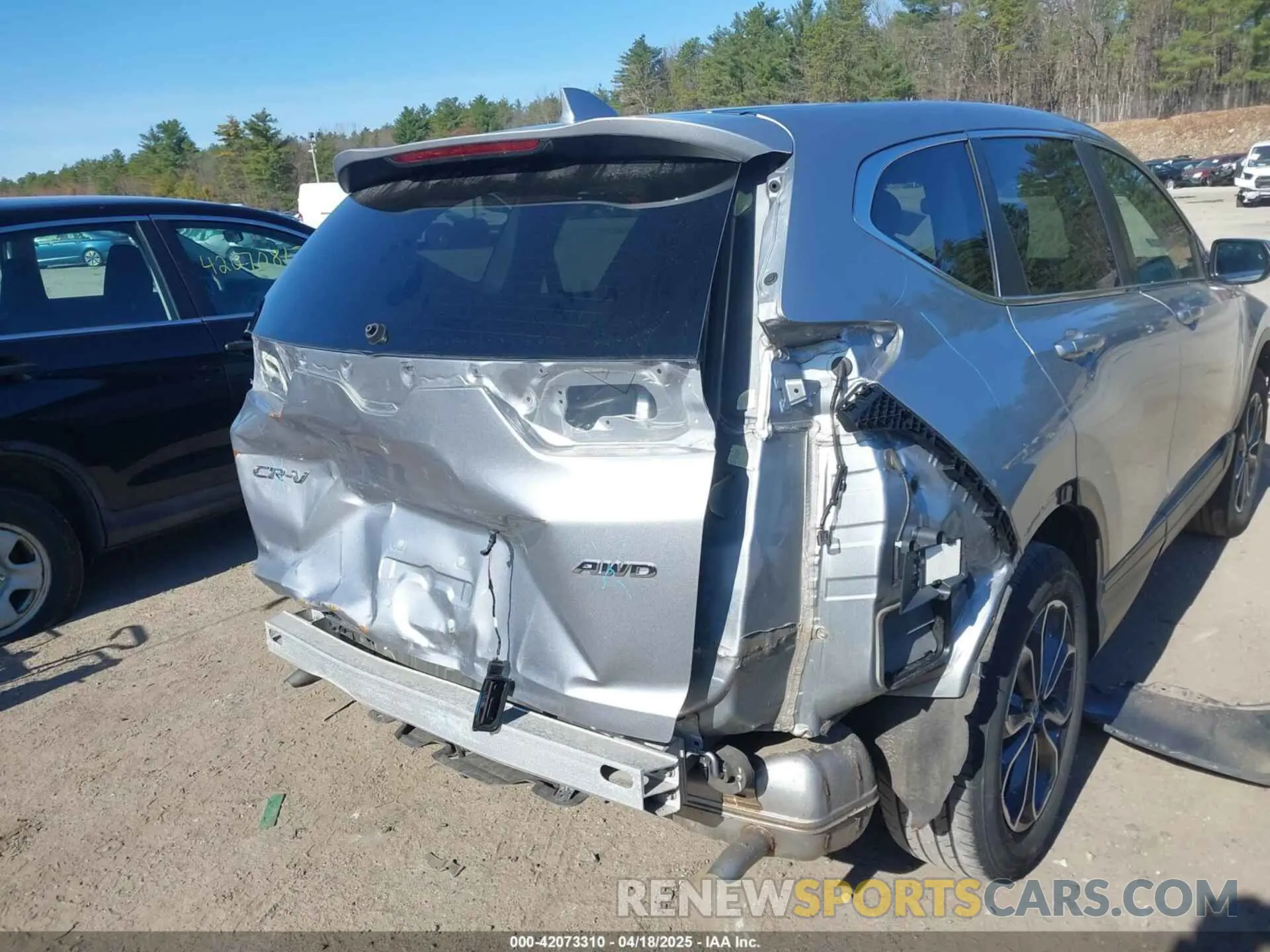 17 fotografías del automóvil dañado 7FARW2H85NE051048 HONDA CR-V 2022