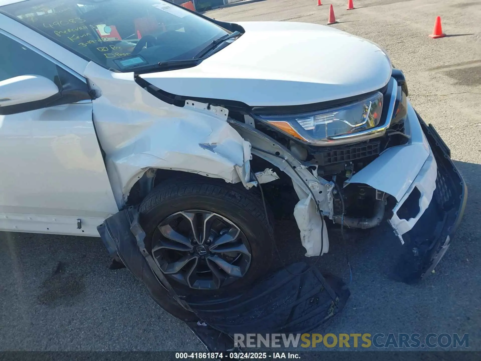 6 fotografías del automóvil dañado 7FARW2H8XNE045486 HONDA CR-V 2022