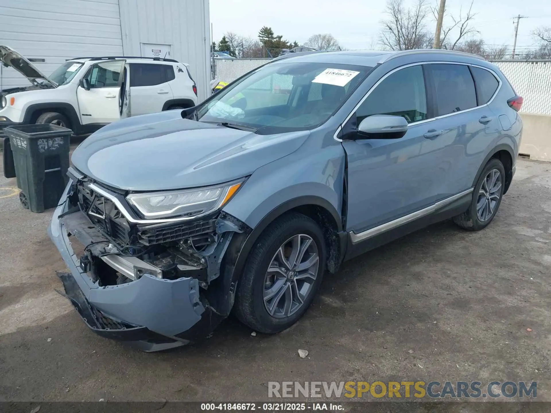 2 fotografías del automóvil dañado 7FARW2H92NE021336 HONDA CR-V 2022