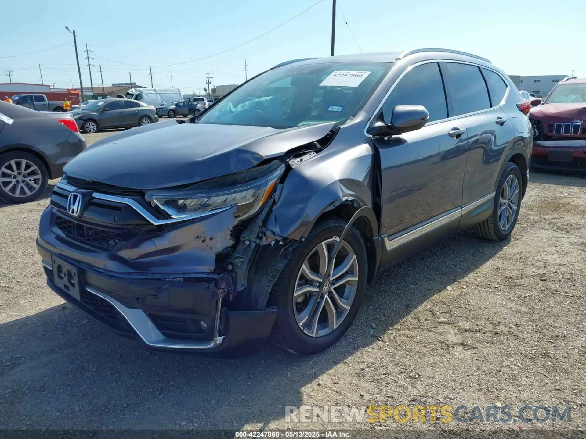 2 fotografías del automóvil dañado 7FARW2H95NE040625 HONDA CR-V 2022