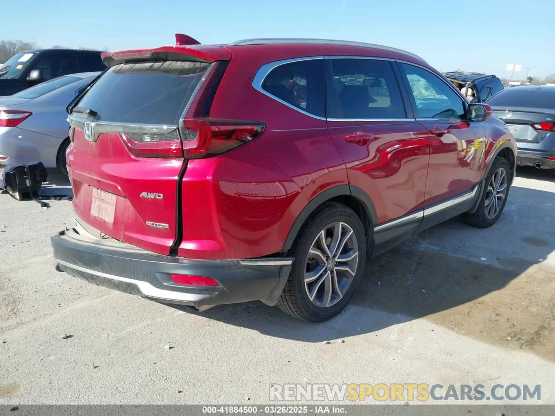 4 fotografías del automóvil dañado 7FARW2H97NE013653 HONDA CR-V 2022
