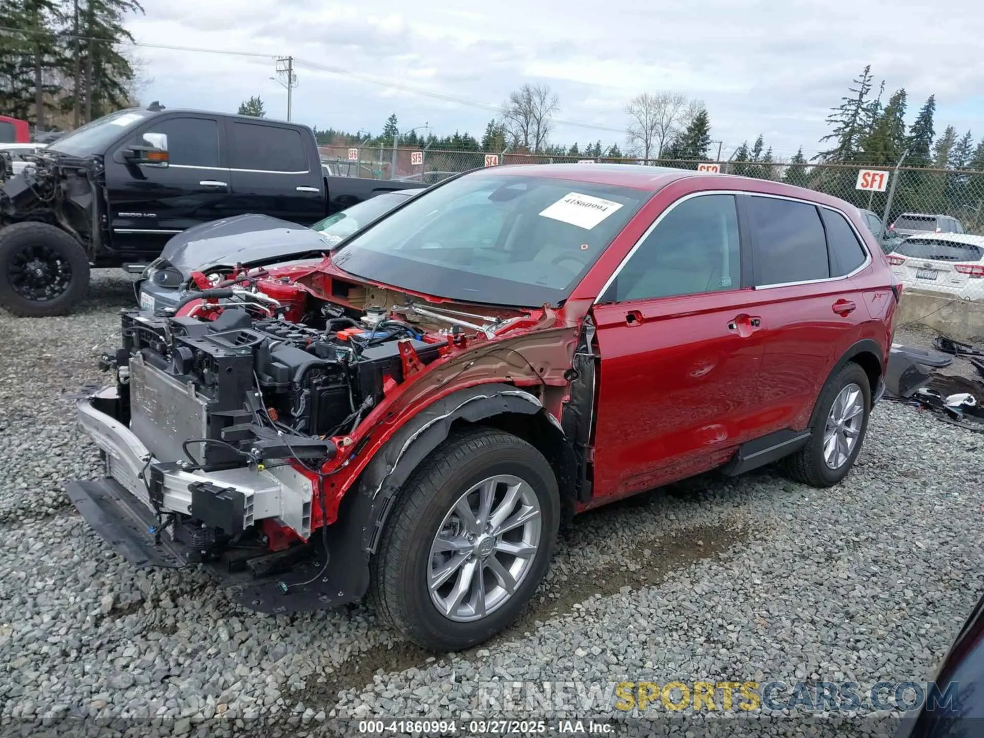 15 fotografías del automóvil dañado 2HKRS4H75PH414494 HONDA CR-V 2023