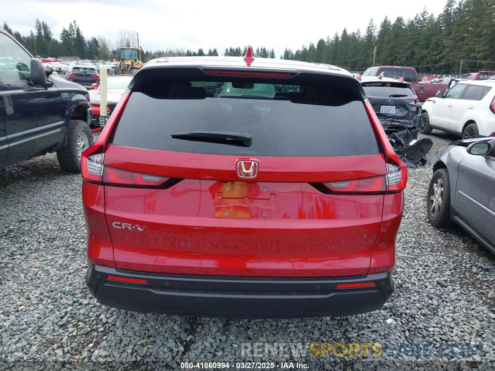17 fotografías del automóvil dañado 2HKRS4H75PH414494 HONDA CR-V 2023