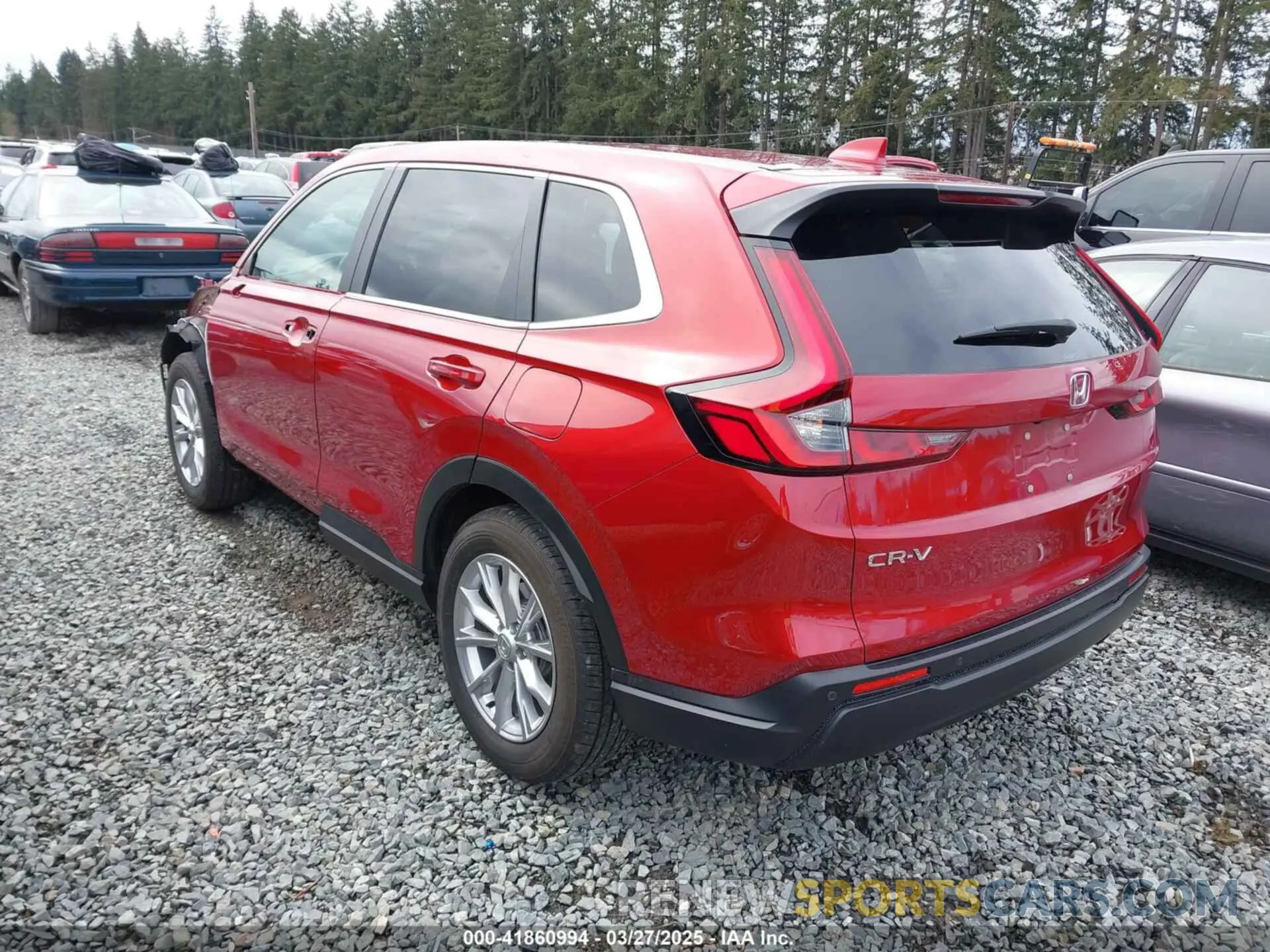 3 fotografías del automóvil dañado 2HKRS4H75PH414494 HONDA CR-V 2023