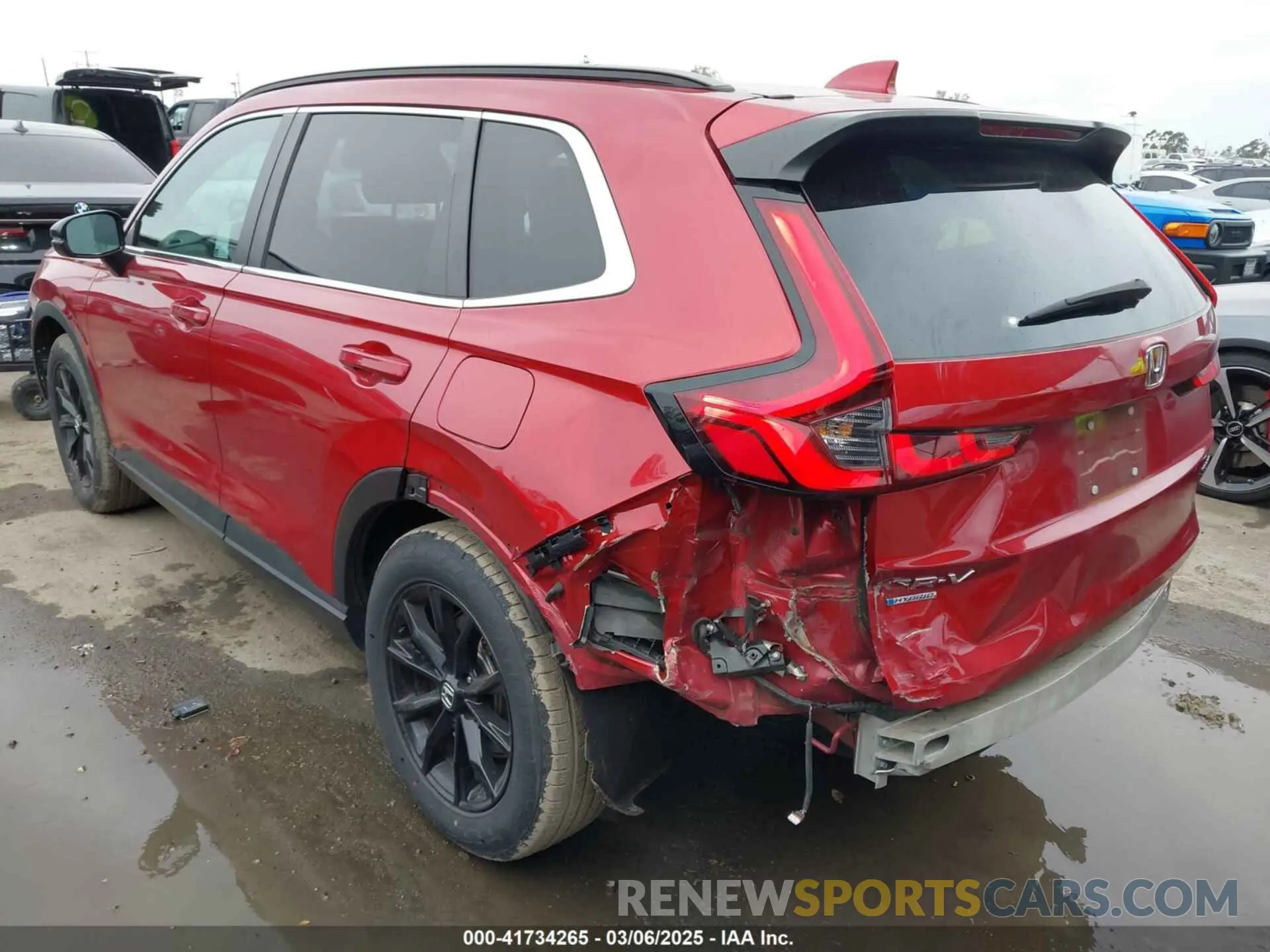 3 fotografías del automóvil dañado 2HKRS5H55PH710622 HONDA CR-V 2023