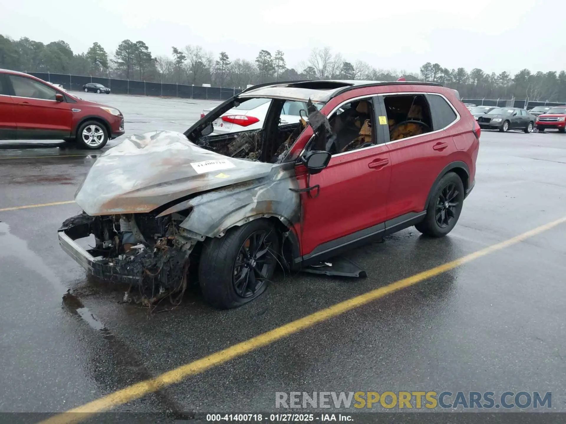 2 fotografías del automóvil dañado 2HKRS5H55PH715674 HONDA CR-V 2023
