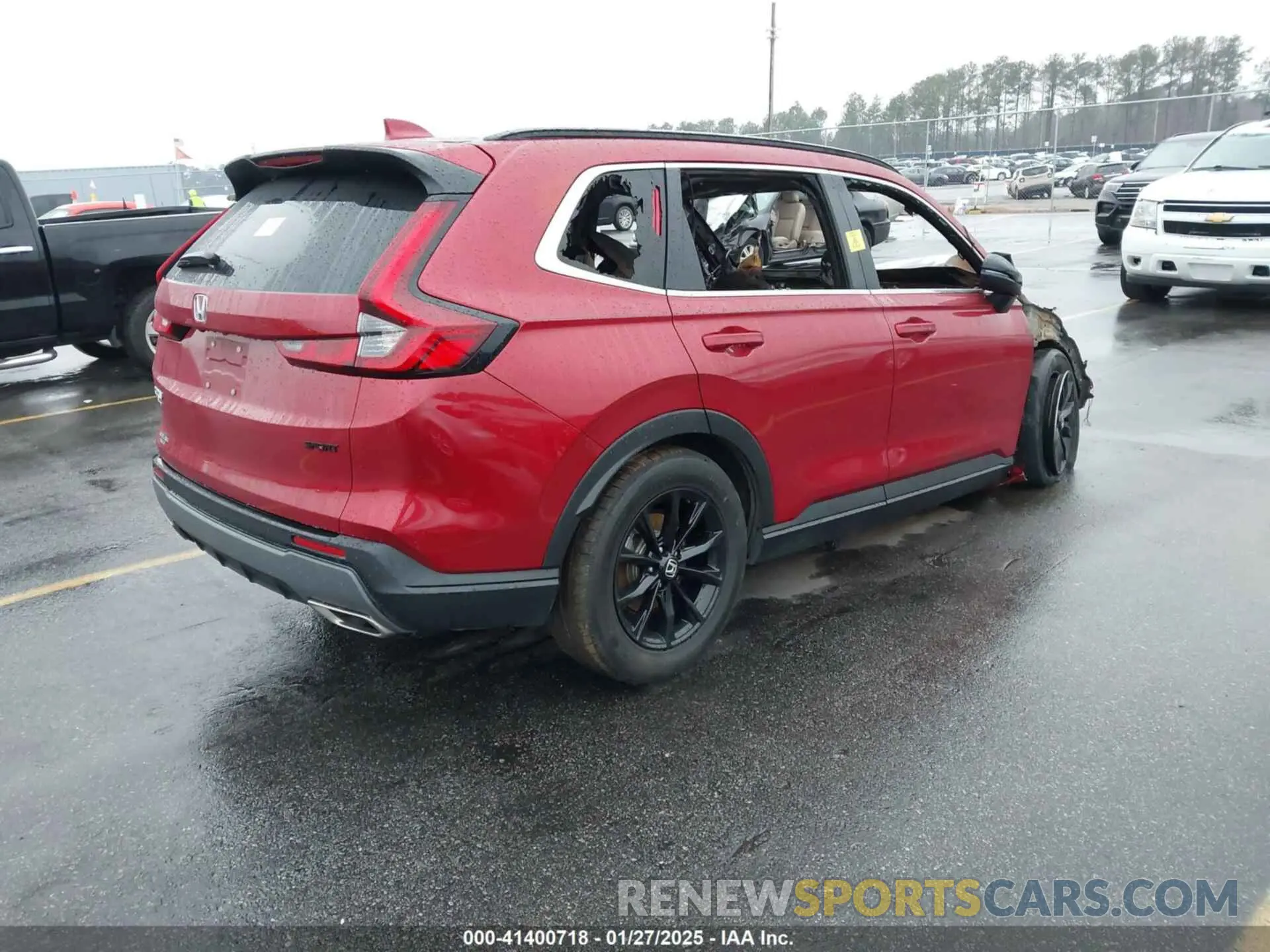 4 fotografías del automóvil dañado 2HKRS5H55PH715674 HONDA CR-V 2023