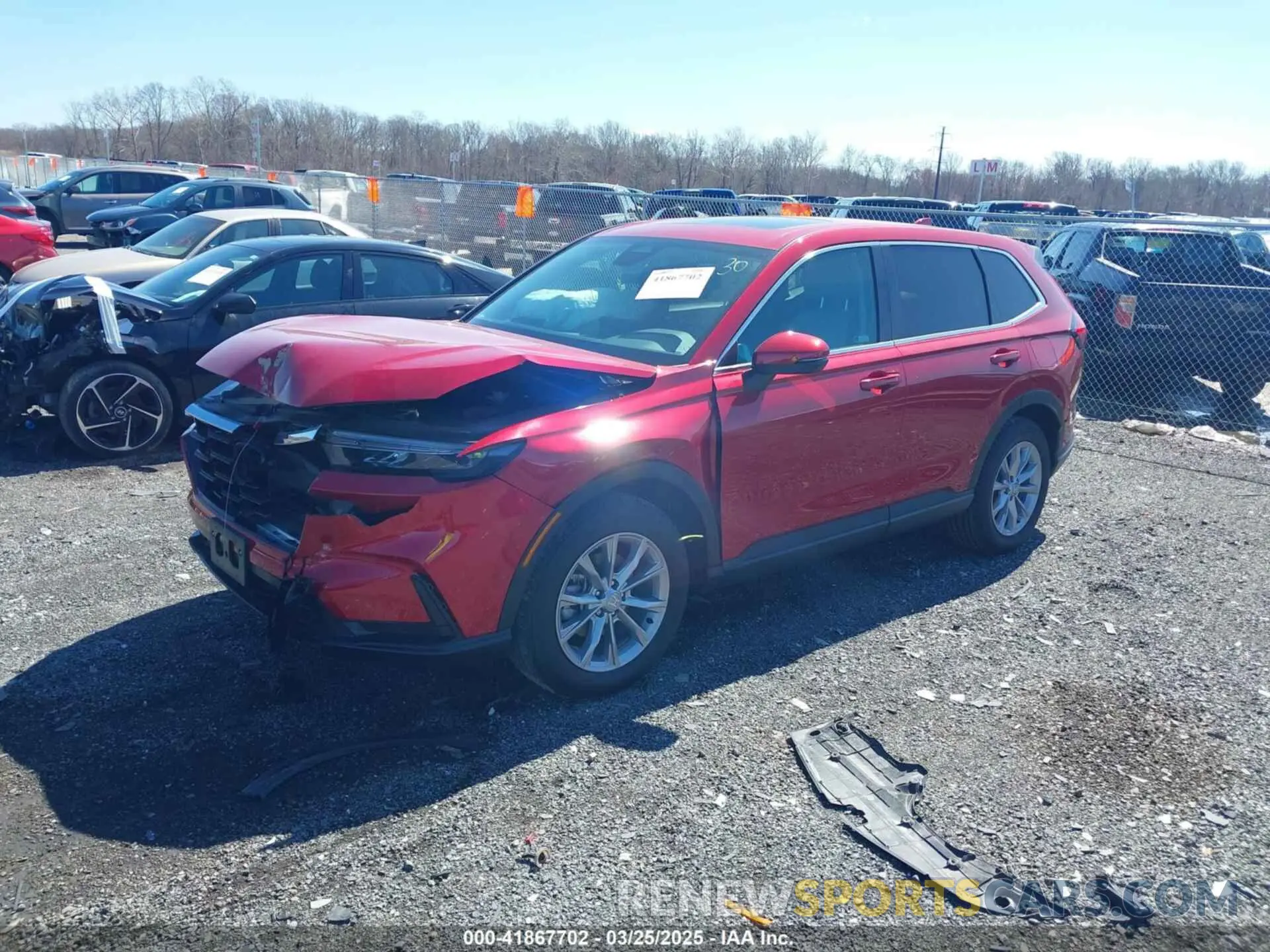 2 fotografías del automóvil dañado 5J6RS4H48PL008902 HONDA CR-V 2023