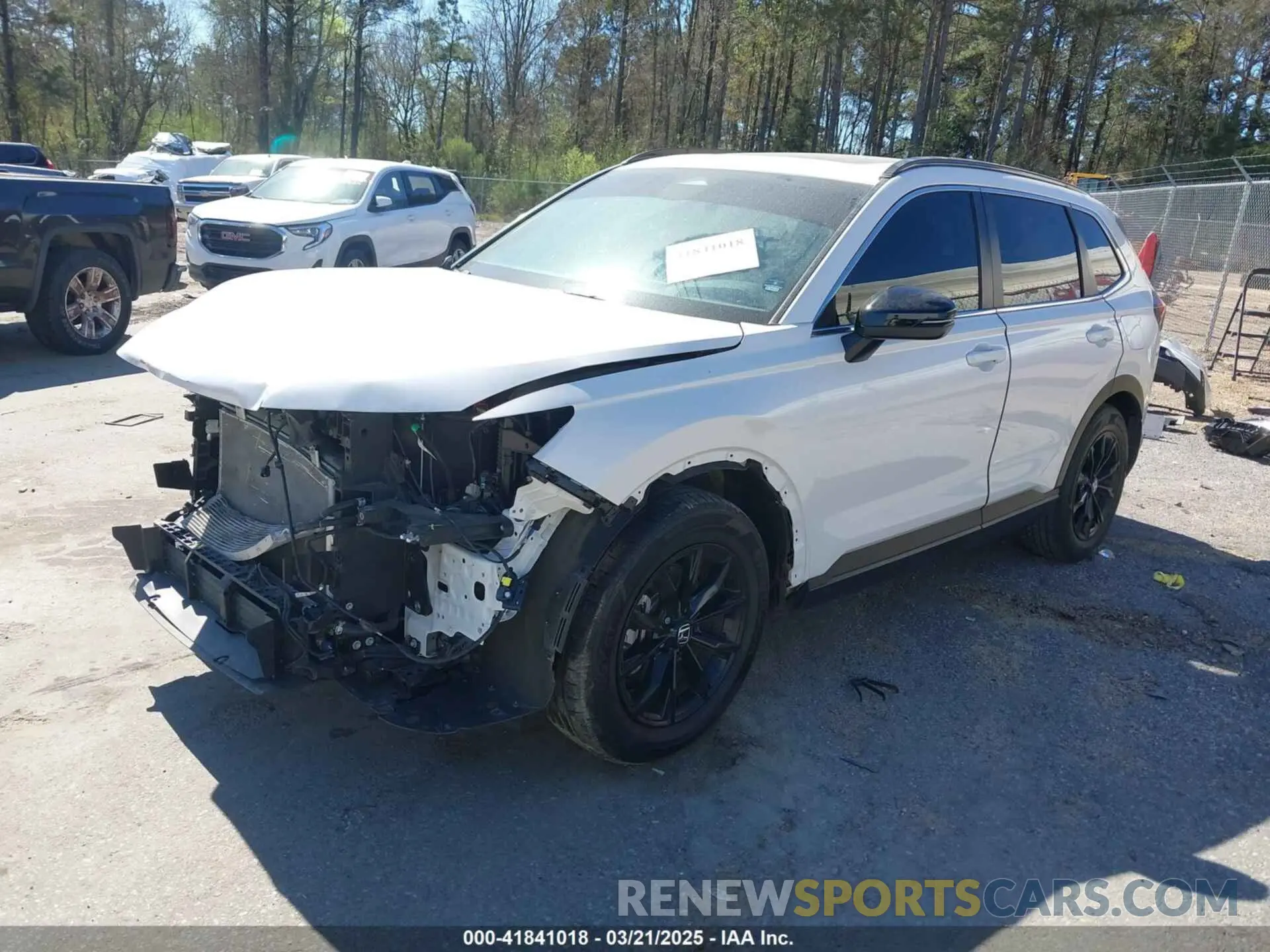2 fotografías del automóvil dañado 5J6RS5H58PL000121 HONDA CR-V 2023