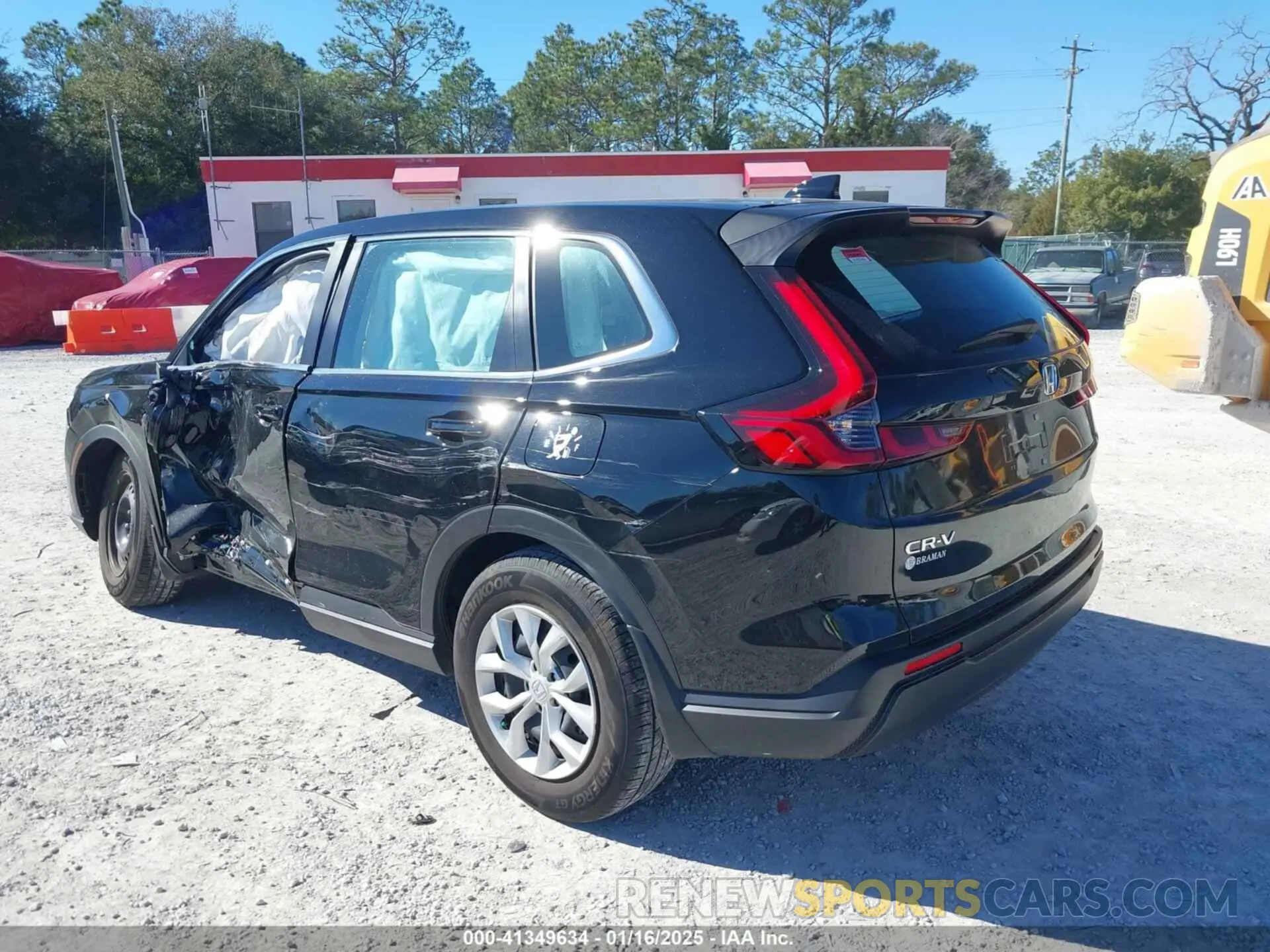 3 fotografías del automóvil dañado 2HKRS3H24RH332323 HONDA CR-V 2024