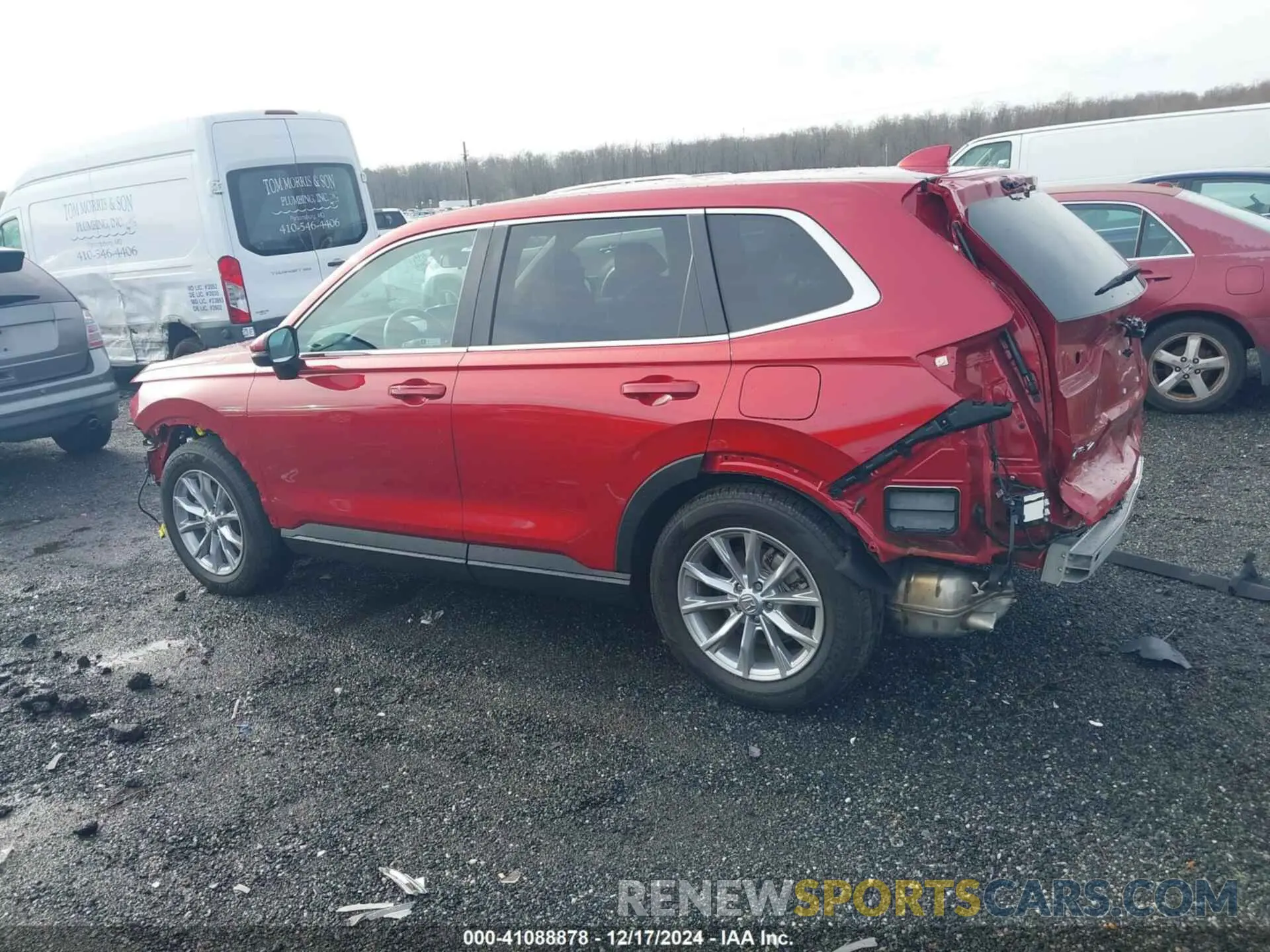 14 fotografías del automóvil dañado 2HKRS3H40RH301989 HONDA CR-V 2024
