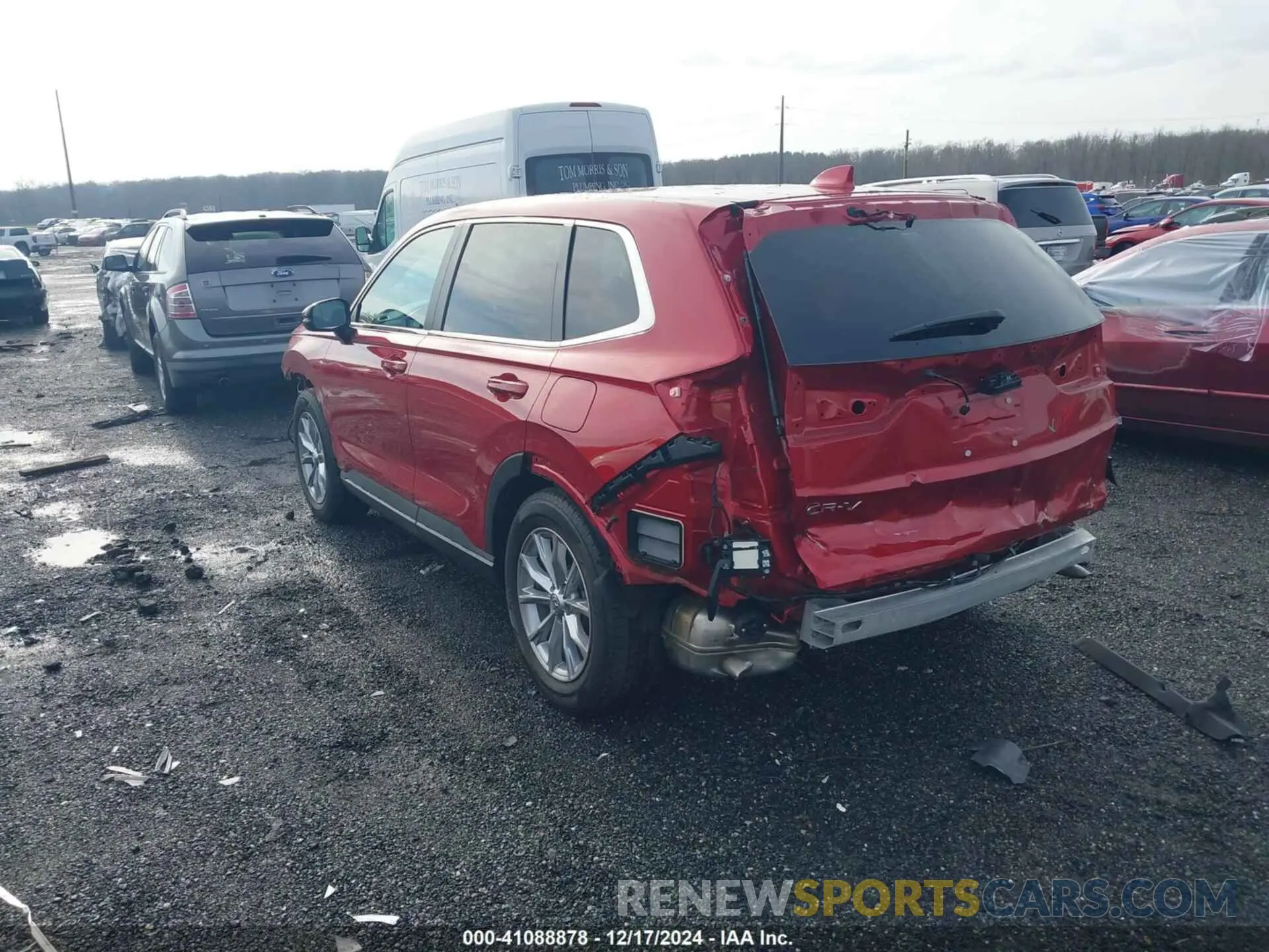 3 fotografías del automóvil dañado 2HKRS3H40RH301989 HONDA CR-V 2024