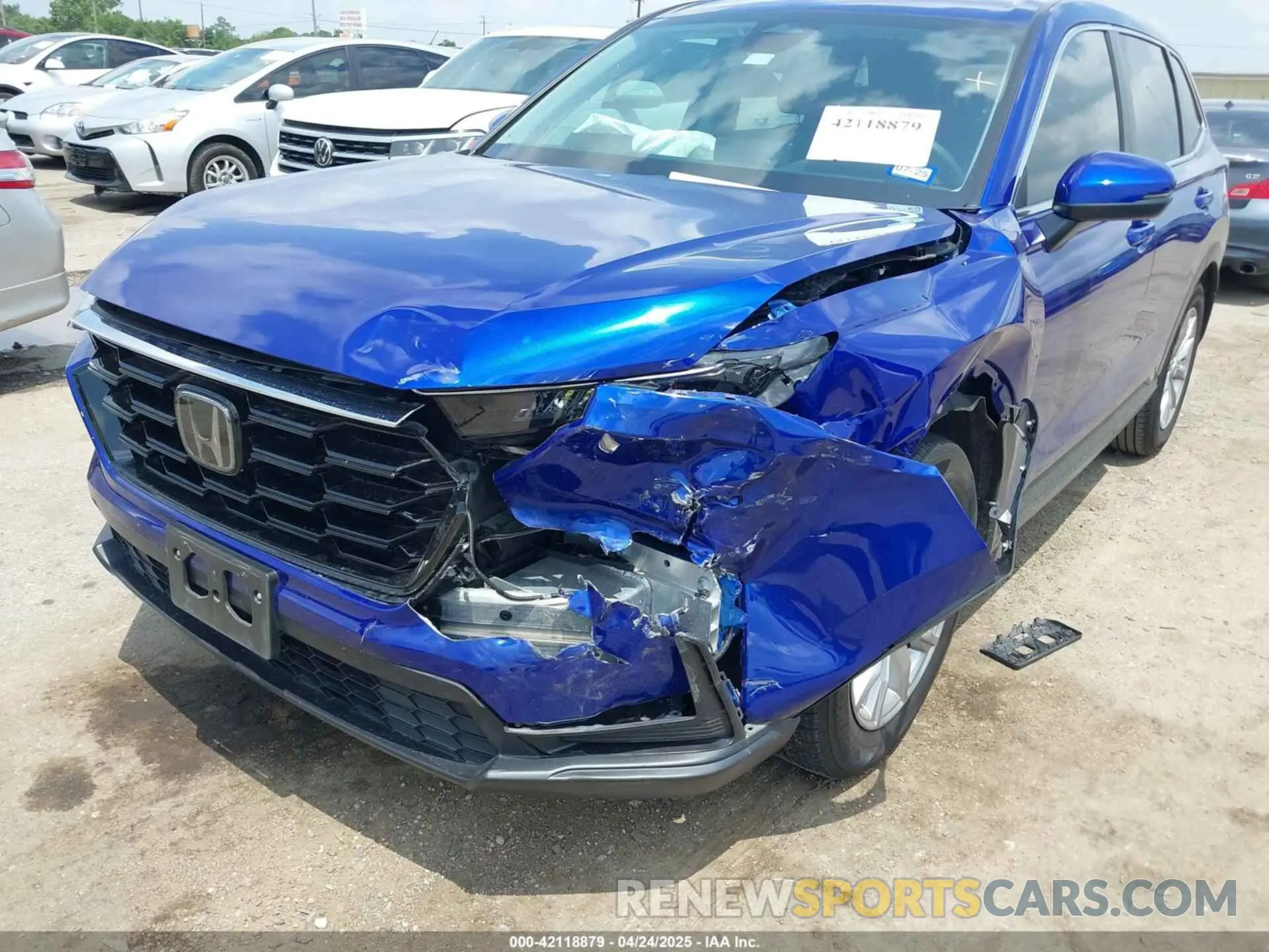 6 fotografías del automóvil dañado 2HKRS3H45RH327536 HONDA CR-V 2024