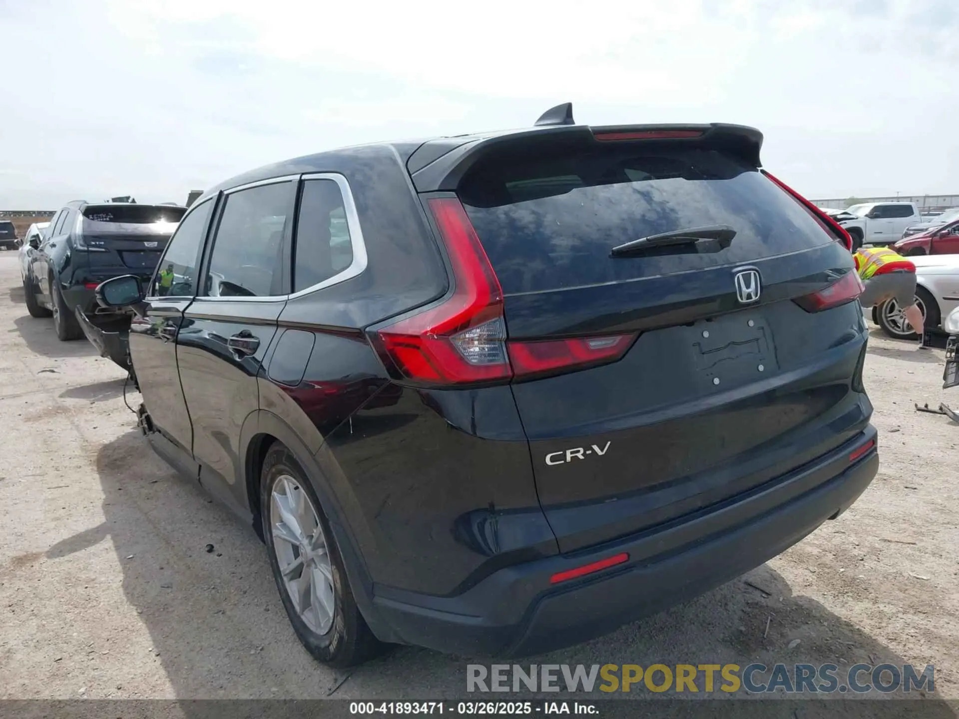 3 fotografías del automóvil dañado 2HKRS3H72RH312521 HONDA CR-V 2024