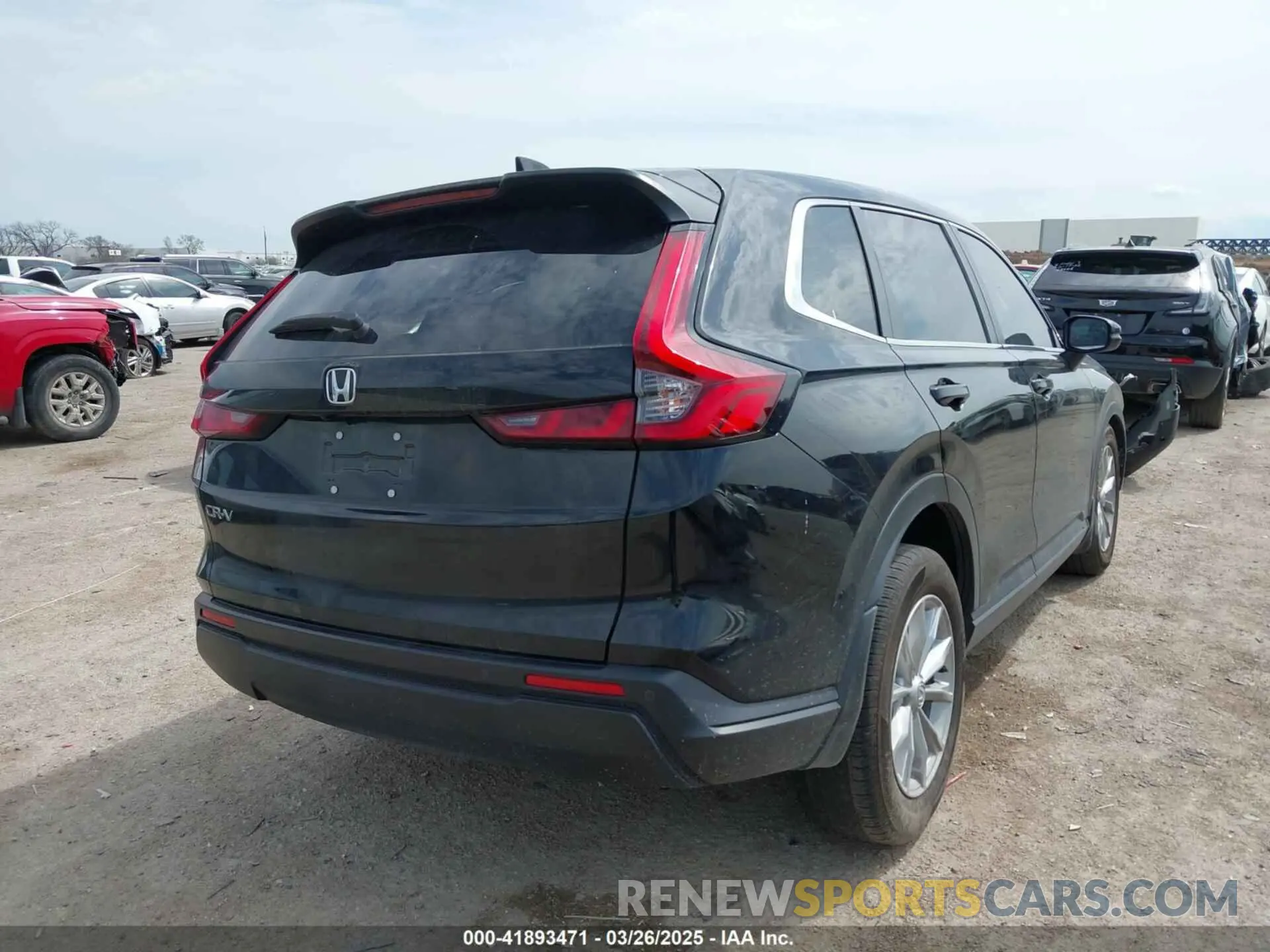 4 fotografías del automóvil dañado 2HKRS3H72RH312521 HONDA CR-V 2024