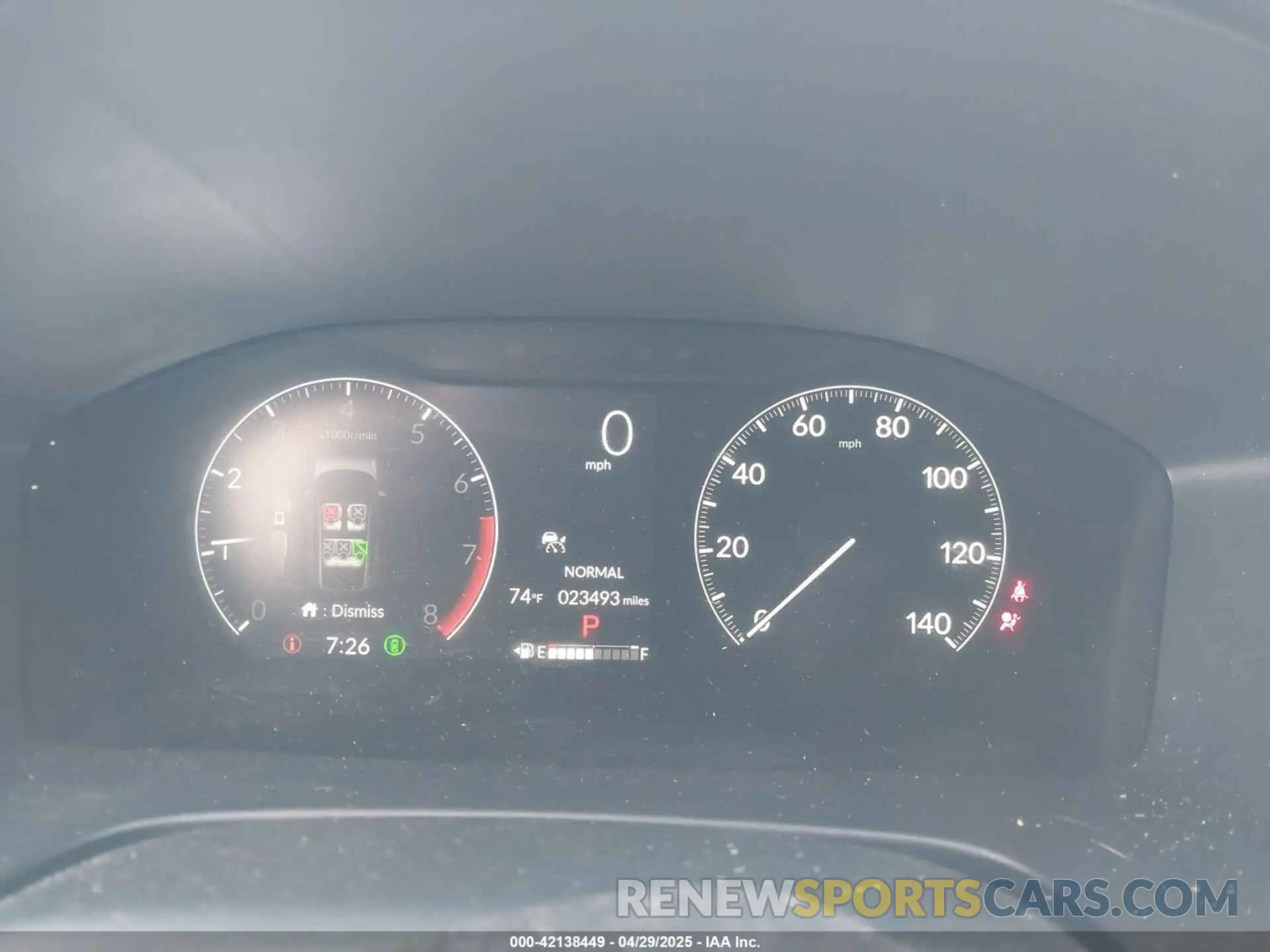 7 fotografías del automóvil dañado 2HKRS3H78RH329307 HONDA CR-V 2024
