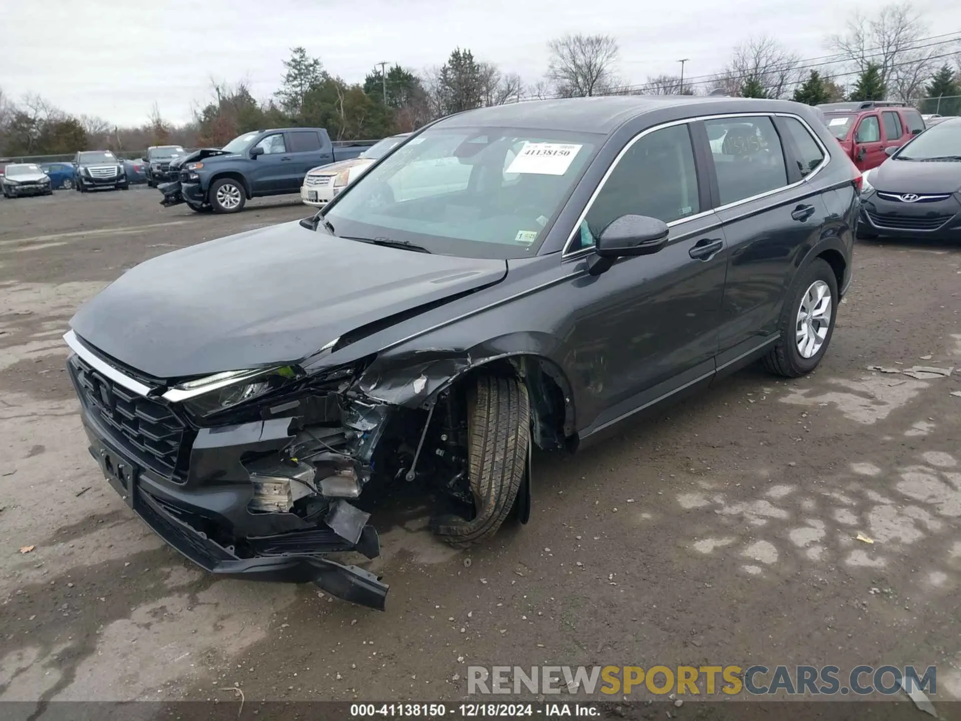 2 fotografías del automóvil dañado 2HKRS4H20RH456806 HONDA CR-V 2024
