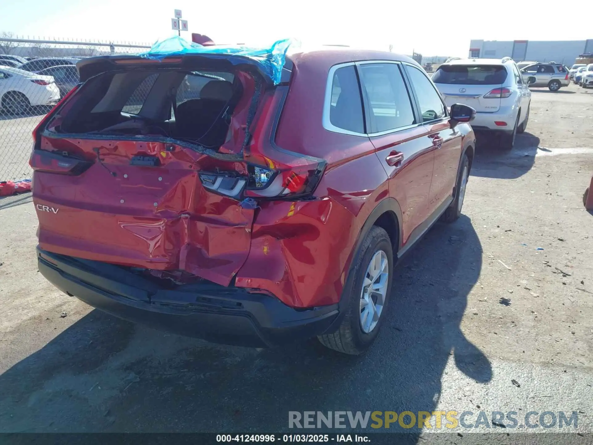 4 fotografías del automóvil dañado 2HKRS4H27RH402791 HONDA CR-V 2024