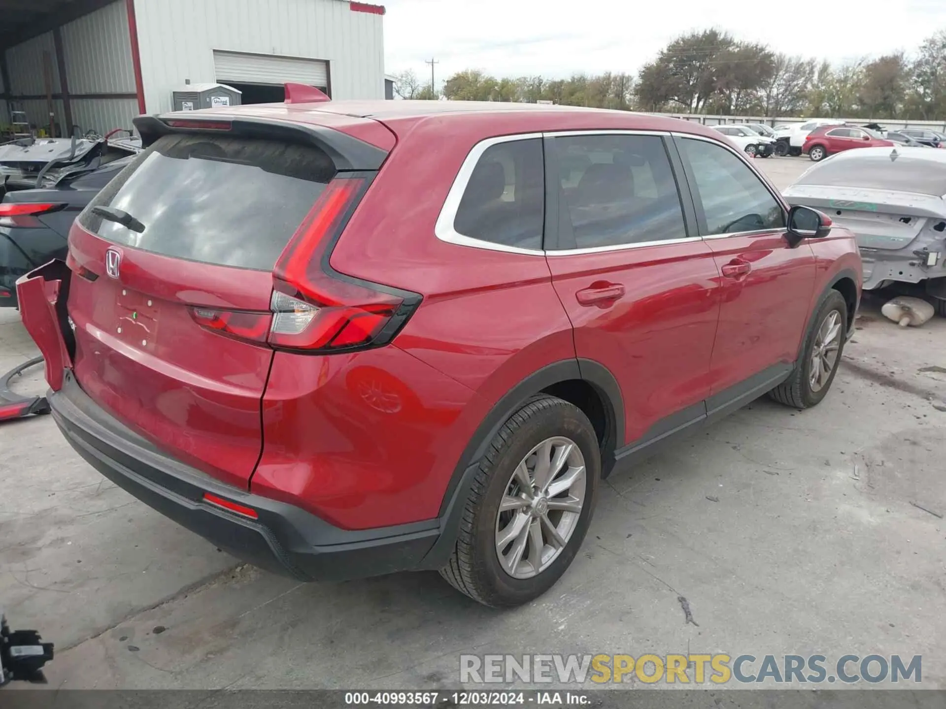 4 fotografías del automóvil dañado 2HKRS4H41RH438235 HONDA CR-V 2024
