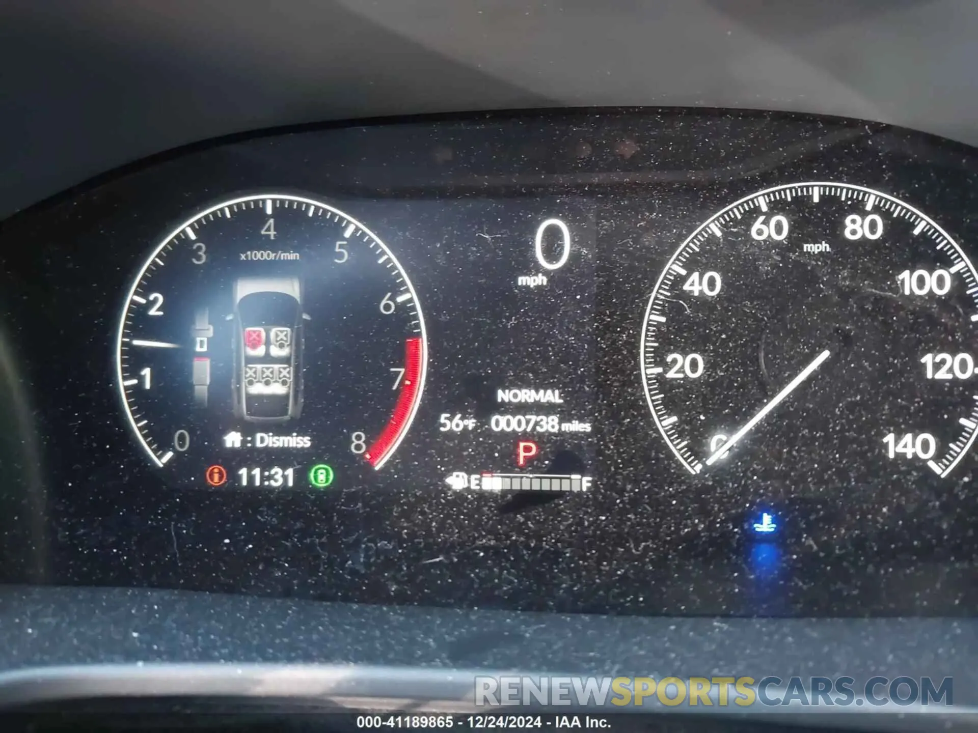 7 fotografías del automóvil dañado 2HKRS4H43RH443467 HONDA CR-V 2024