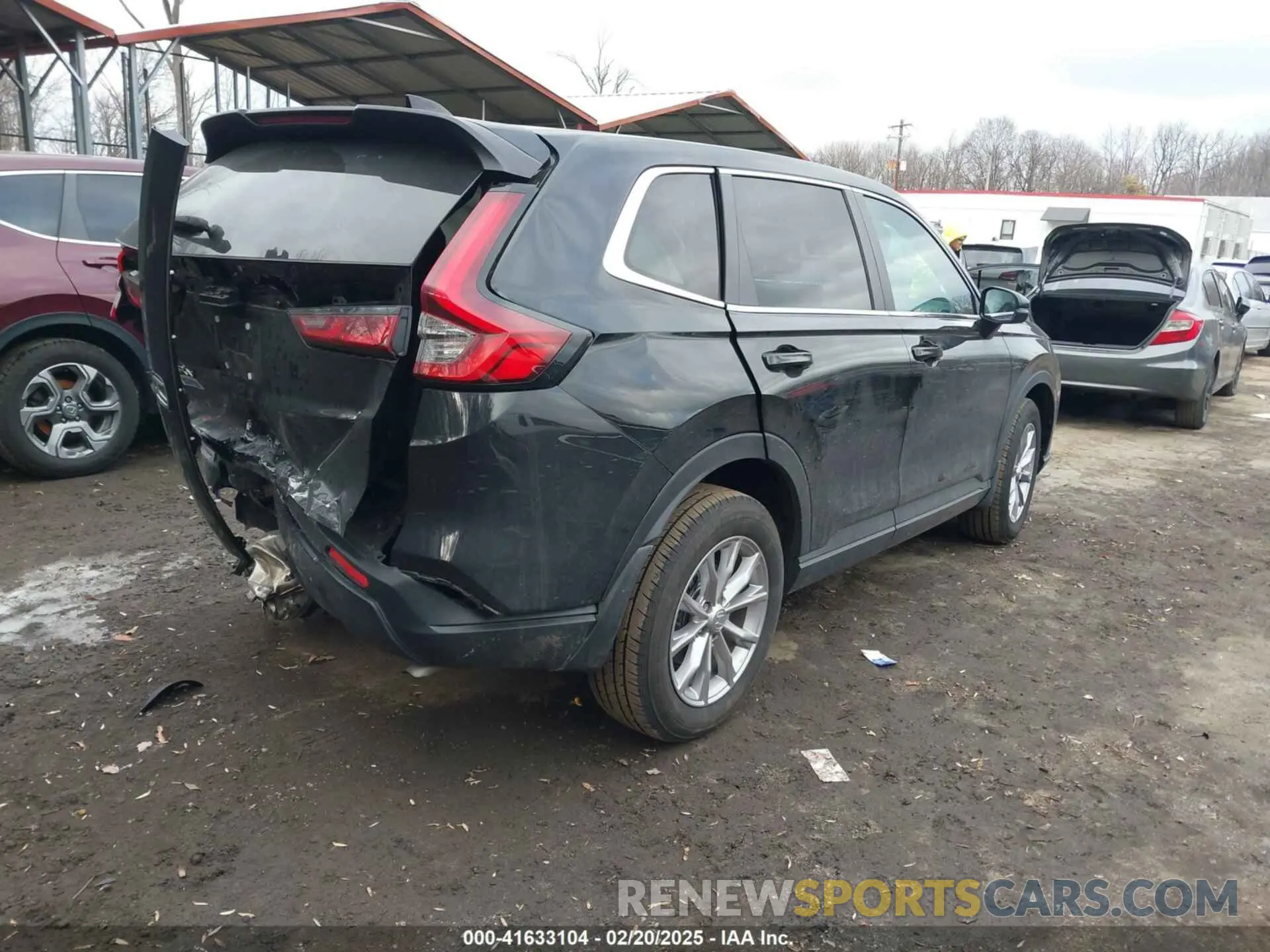 4 fotografías del automóvil dañado 2HKRS4H45RH456219 HONDA CR-V 2024