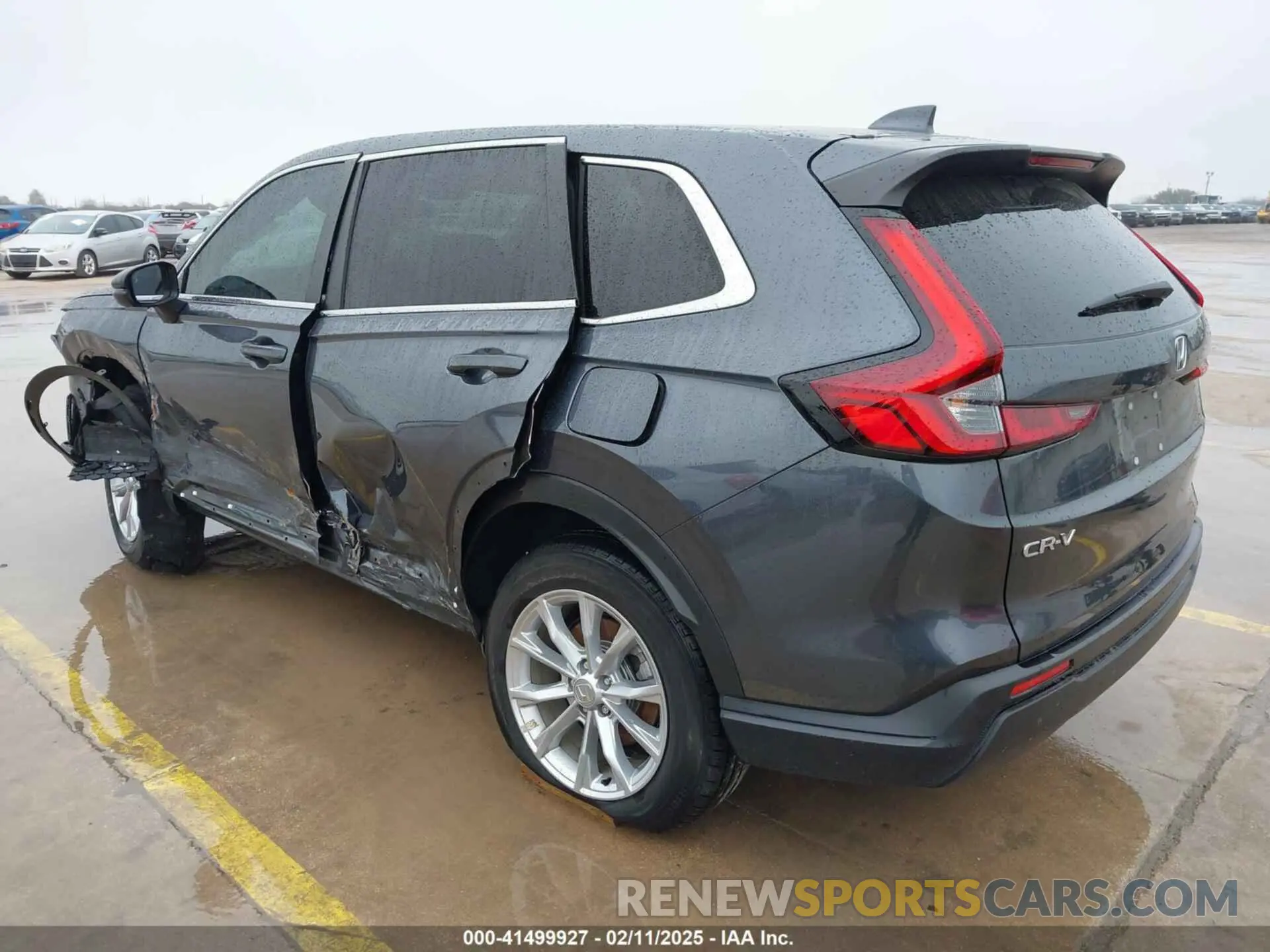 3 fotografías del automóvil dañado 2HKRS4H46RH414500 HONDA CR-V 2024